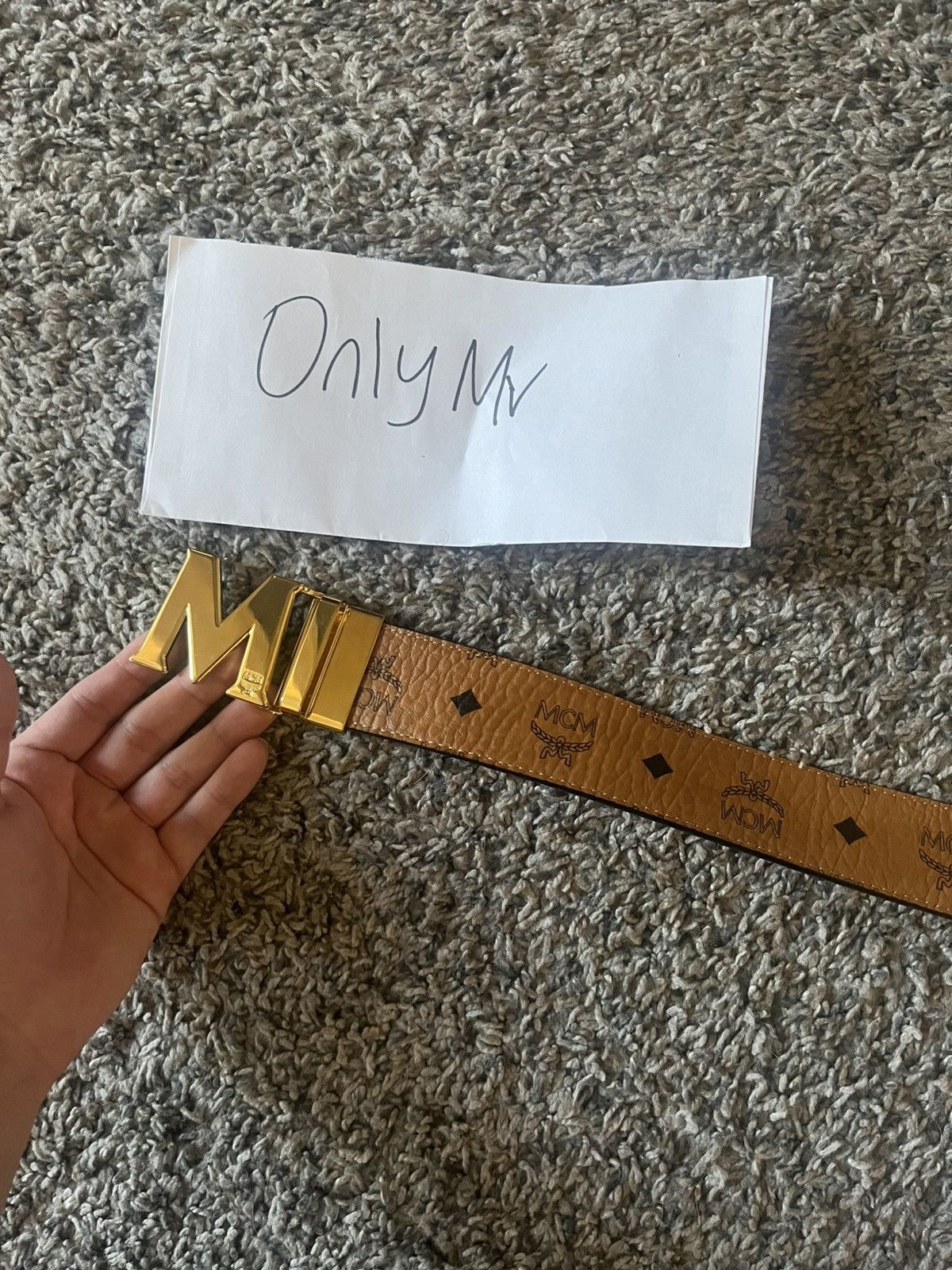 MCM MCM Reversible Belt Size 32 - 4 Thumbnail