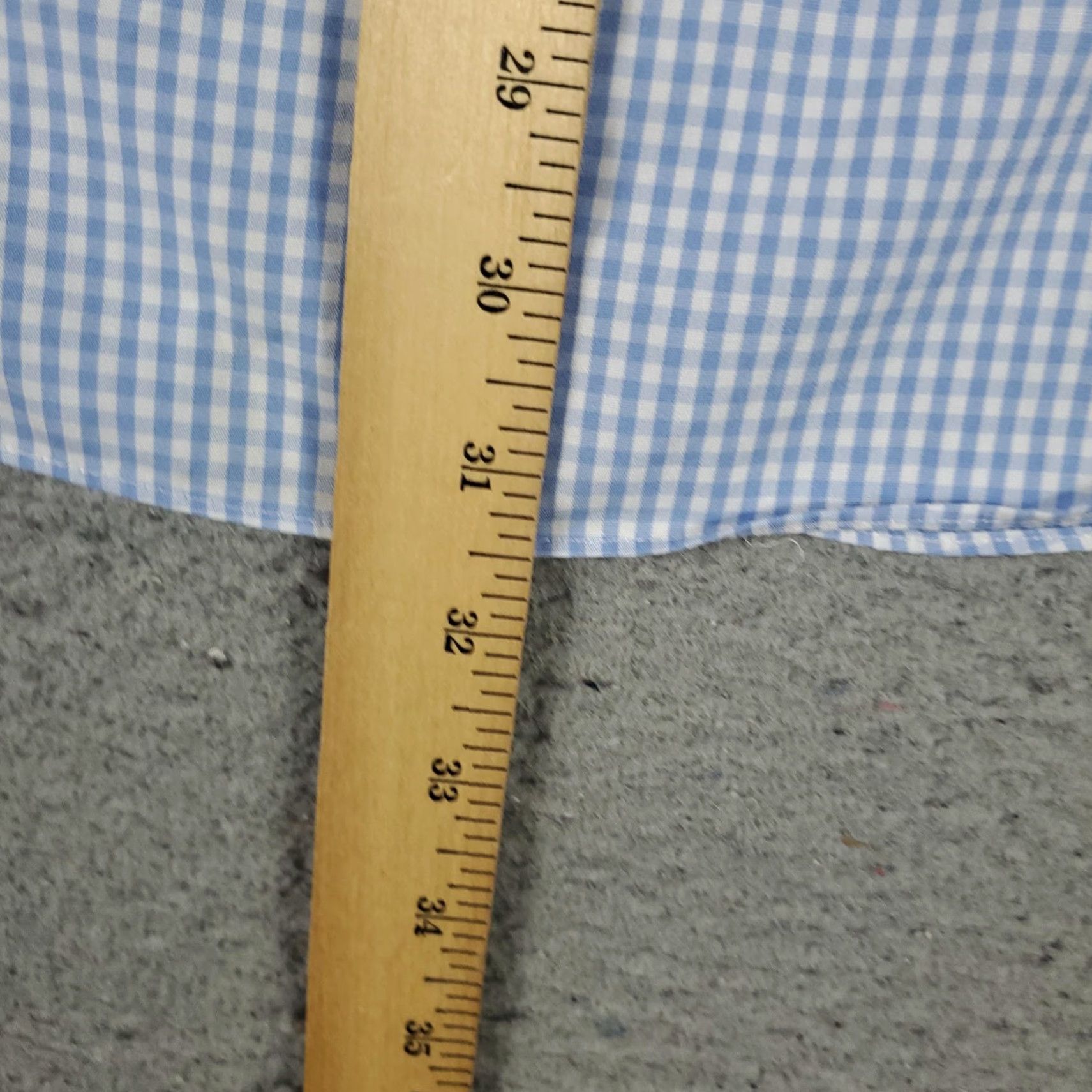 Brooks Brothers Brooks Brothers Dress Shirt Mens 16.5 Blue Gingham Long Sleeve Non-Iron Stretch Size US L / EU 52-54 / 3 - 5 Thumbnail