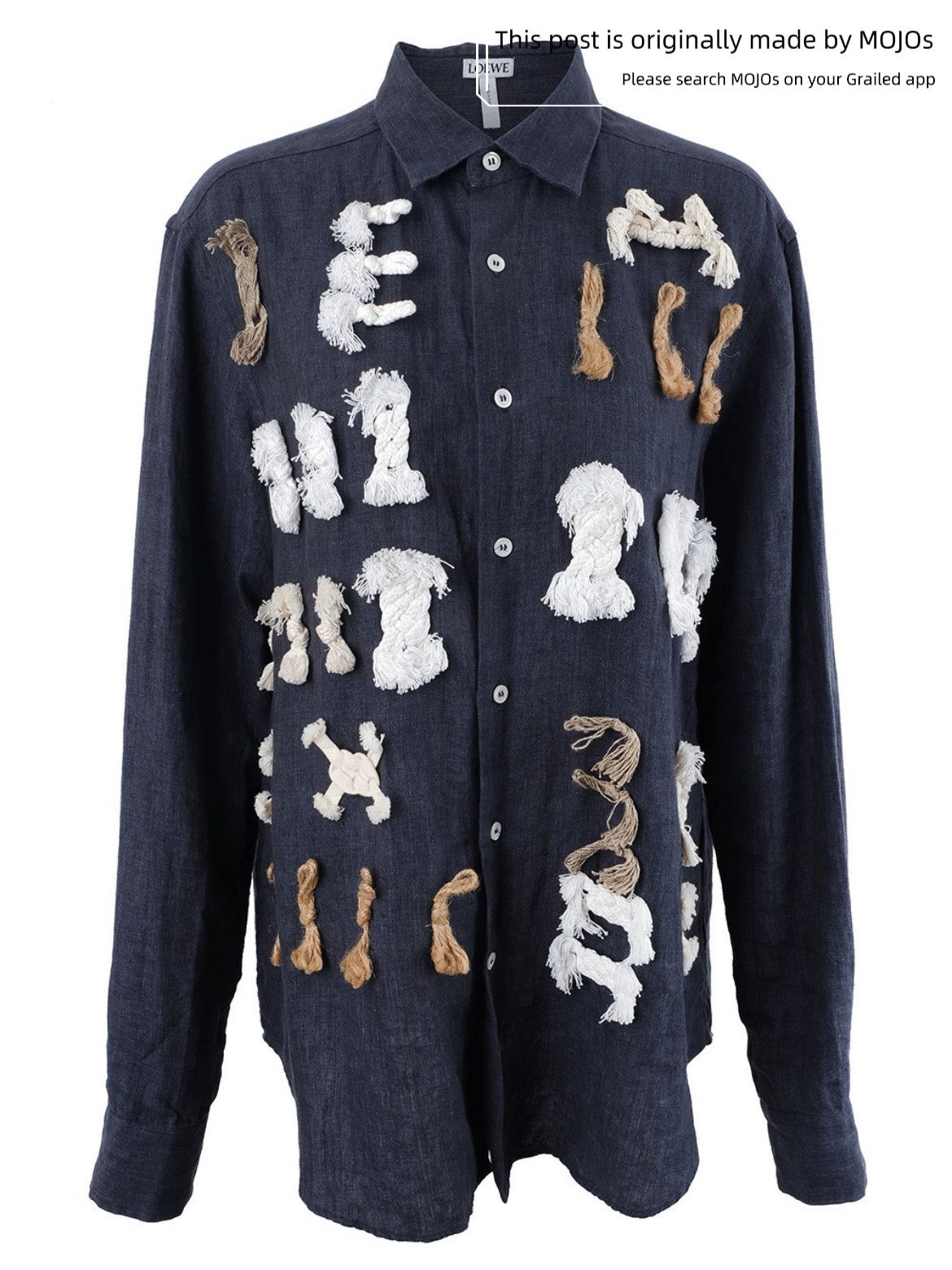 Loewe Loewe Runway Logo Patches Linen Shirt Size US L / EU 52-54 / 3 - 1 Thumbnail