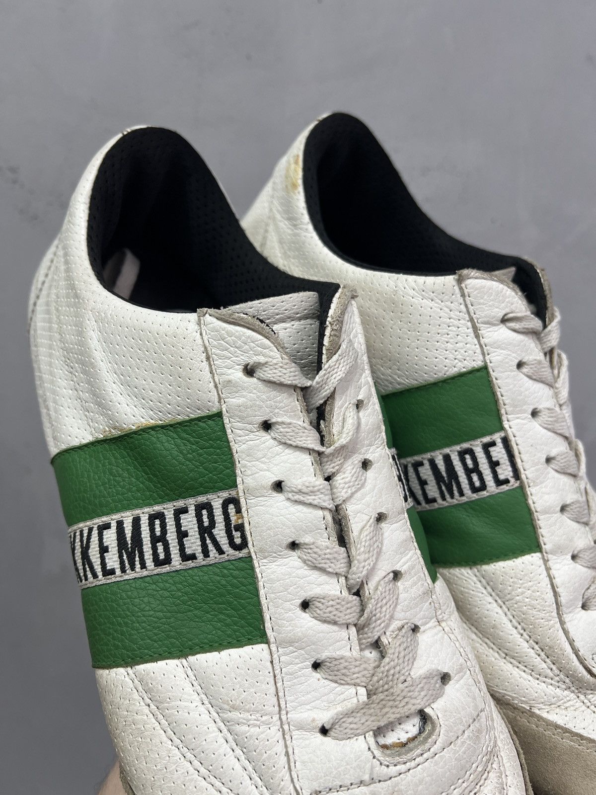 Dirk Bikkembergs Bikkembergs White Leather Sneakers Vintage Sport Style 46 Size US 13 / EU 46 - 4 Thumbnail