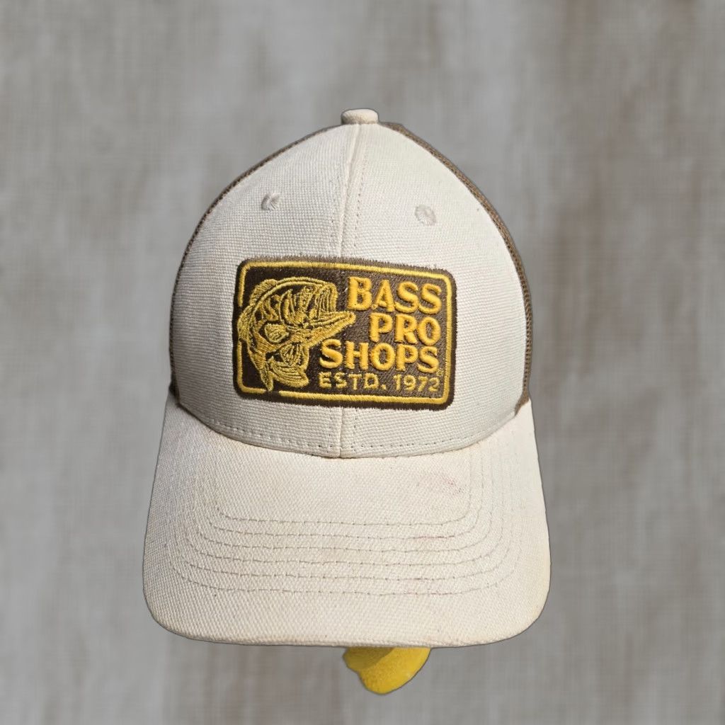 Bass Pro Shops Bass Pro Shops Hat Men'sOne Size Adjustable Brown Outdoor Deer Logo Snapback Cap Casual Hunting Athletics Size ONE SIZE - 1 Thumbnail