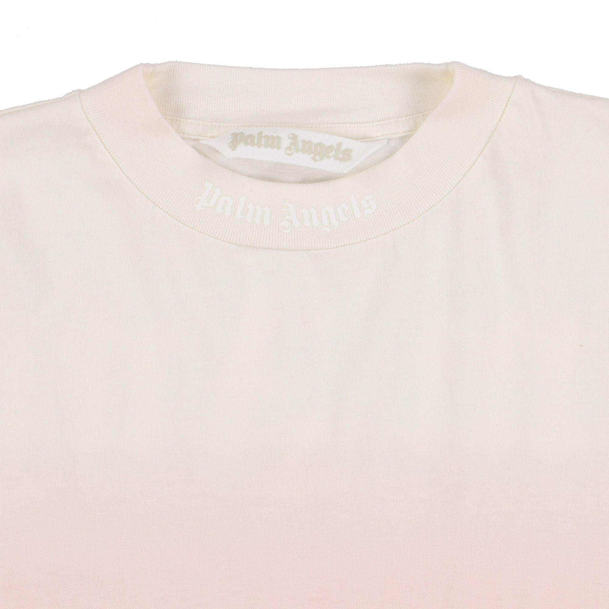 Pink Gradient Back Logo Oversized T-Shirt
