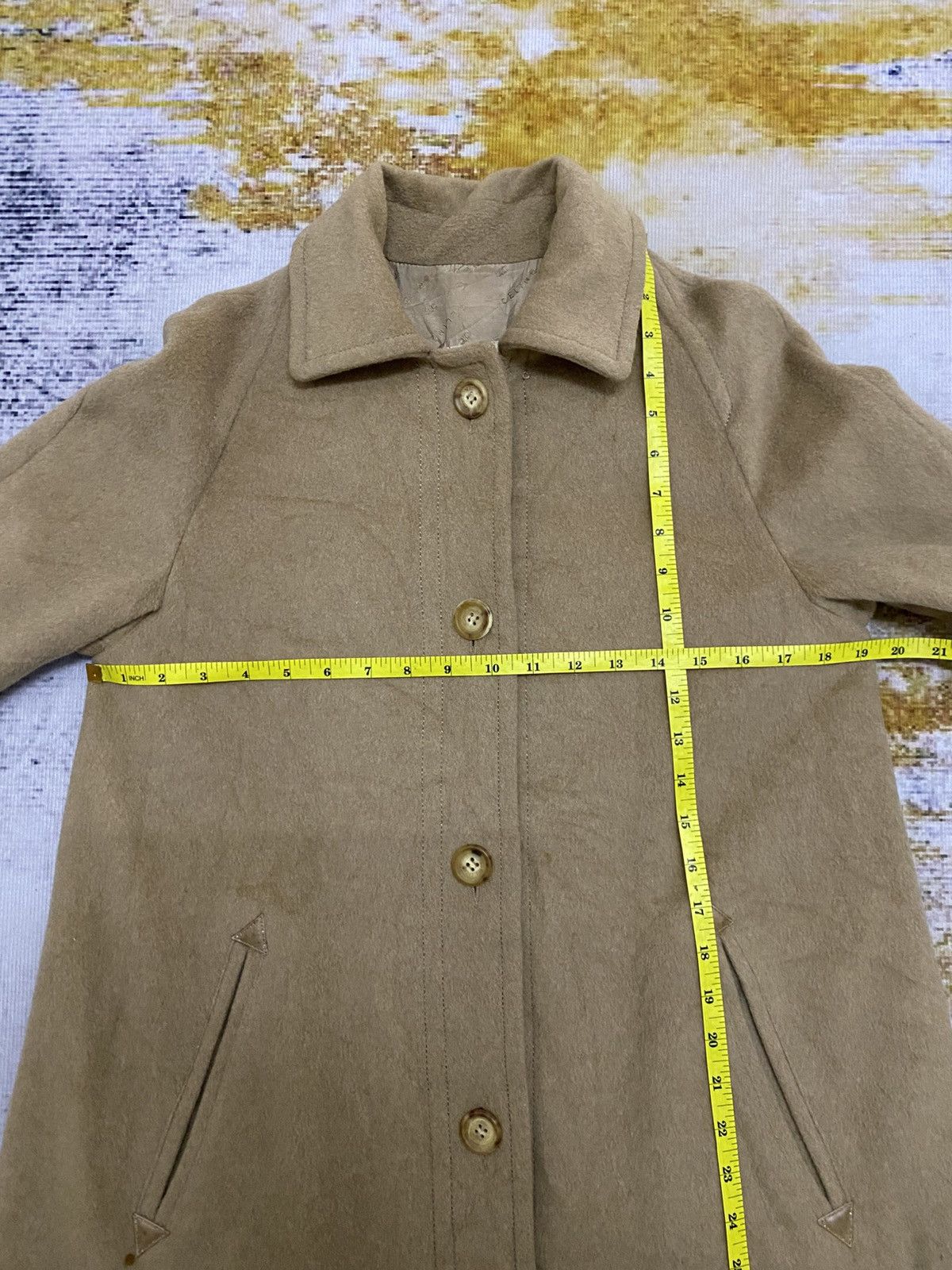Celine Celine Wool Trench Coat Jacket Size S / US 4 / IT 40 - 18 Thumbnail