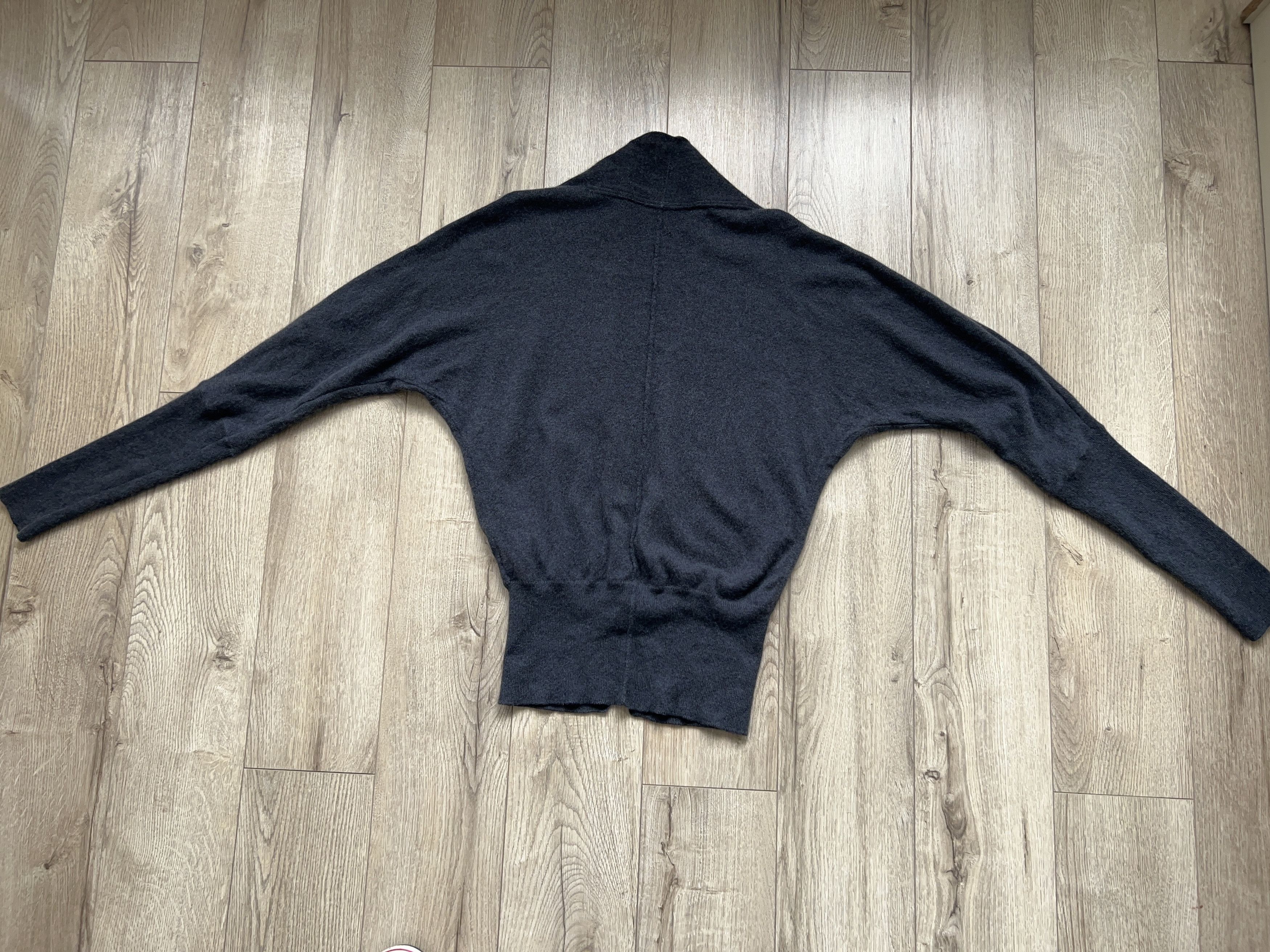 Designer ODEEH One Button Gray Sweater Long Sleeve Size DE 36 / S Size M / US 6-8 / IT 42-44 - 14 Thumbnail