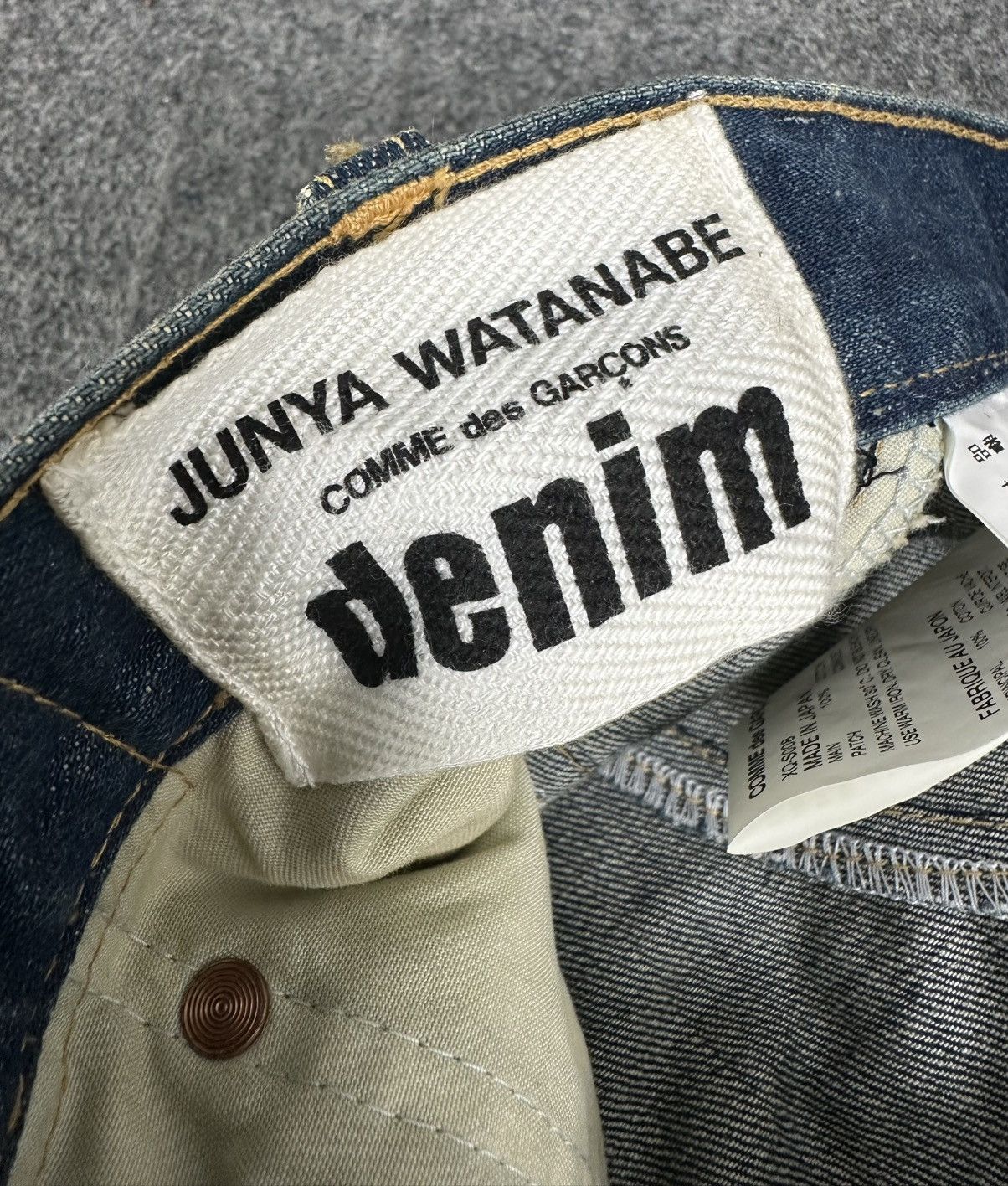 Junya Watanabe Junya - Watanabe CDG AD2015 Reconstructed Patch Denim Skirt Size 26" / US 2 / IT 38 - 15 Thumbnail