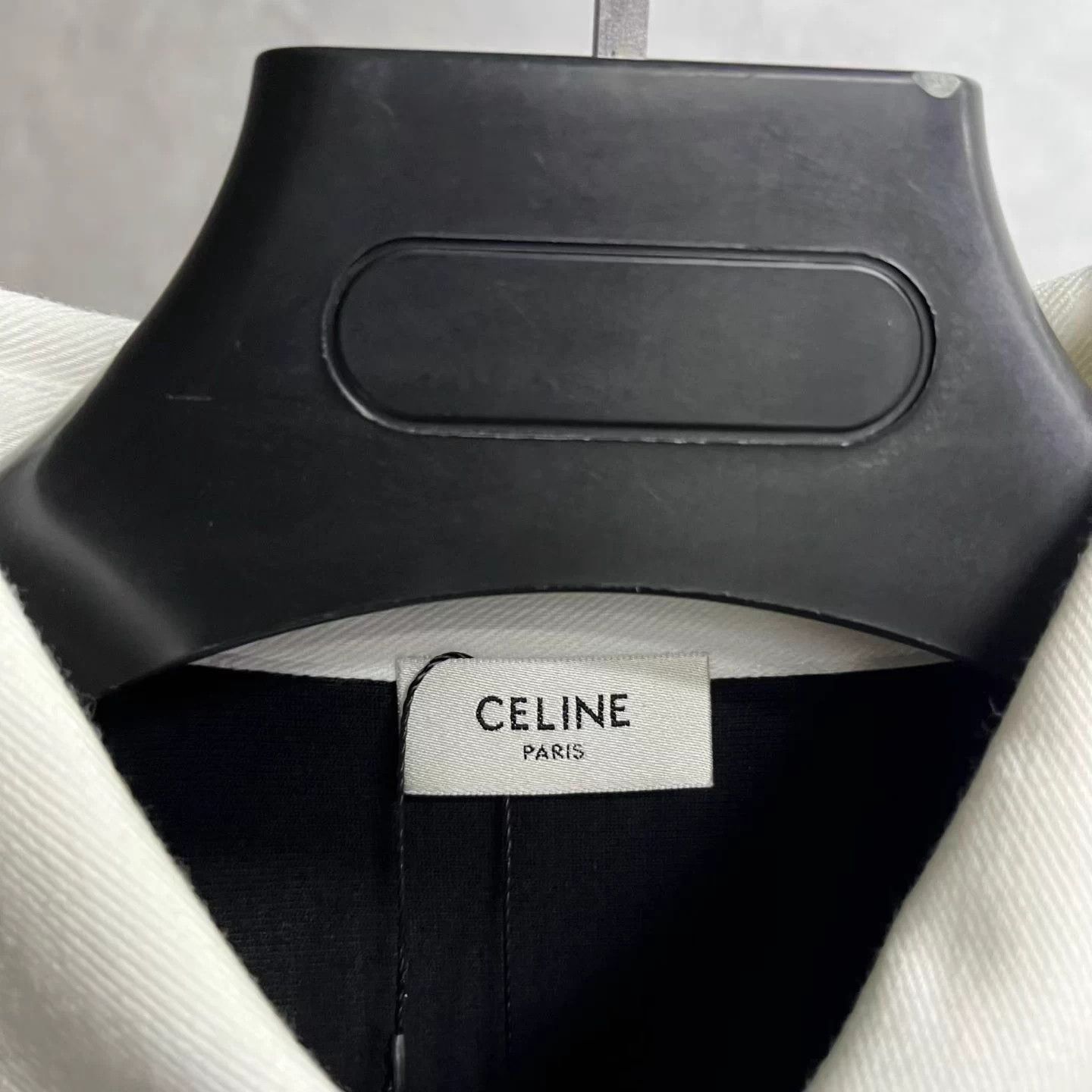 Celine Celine color blocked button-front long-sleeve Polo L Size L / US 10 / IT 46 - 3 Thumbnail