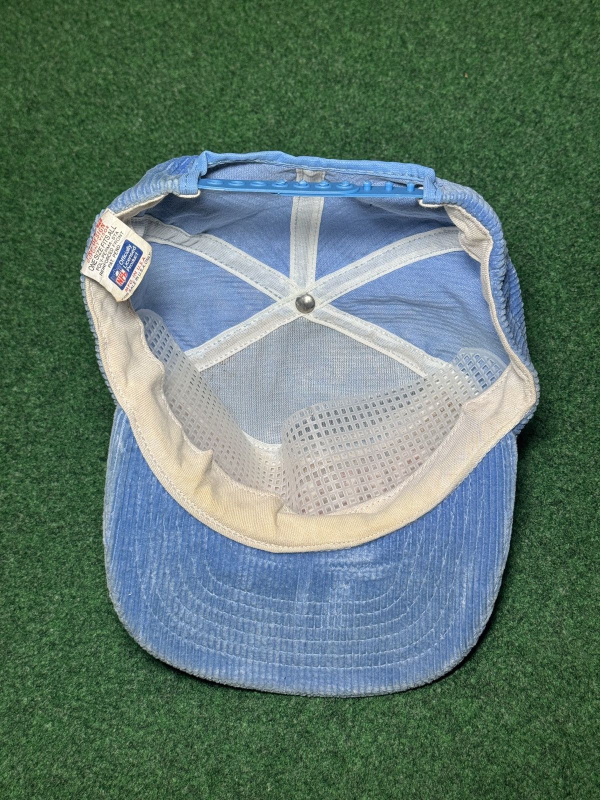 New Era Vintage Houston Oilers Corduroy RARE NFL 80s Snapback Hat Size ONE SIZE - 7 Thumbnail