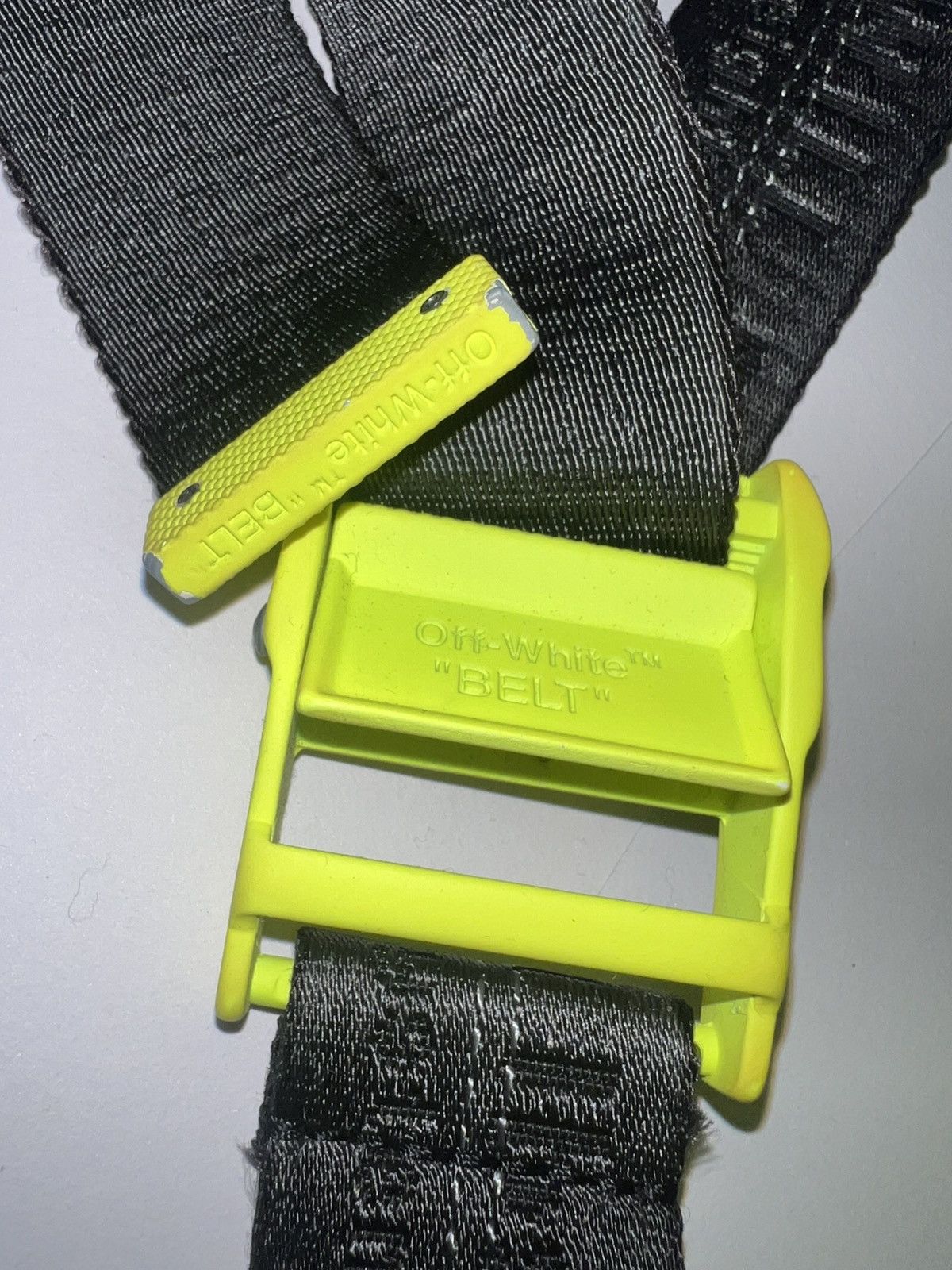 Off-White × Virgil Abloh Off-White Neon Green Black Python Print Belt Bag Virgil Size ONE SIZE - 11 Thumbnail