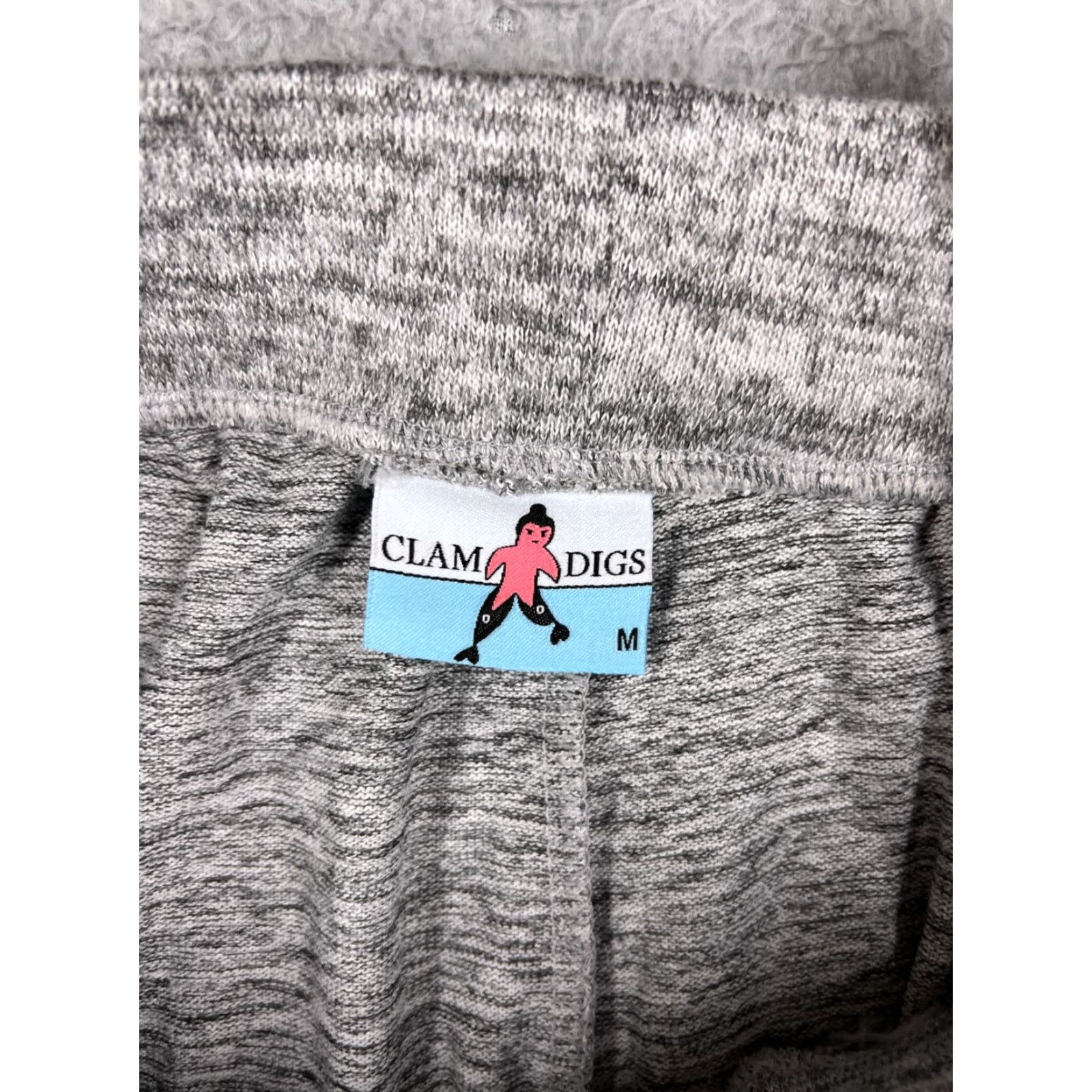 Vintage Clam Digs Womens Joggers Pants Knit Cotton Gray 28 Inseam Small Heather Drawstring Pockets Activewear Casual Womens Medium? Size 28" / US 6 / IT 42 - 5 Thumbnail