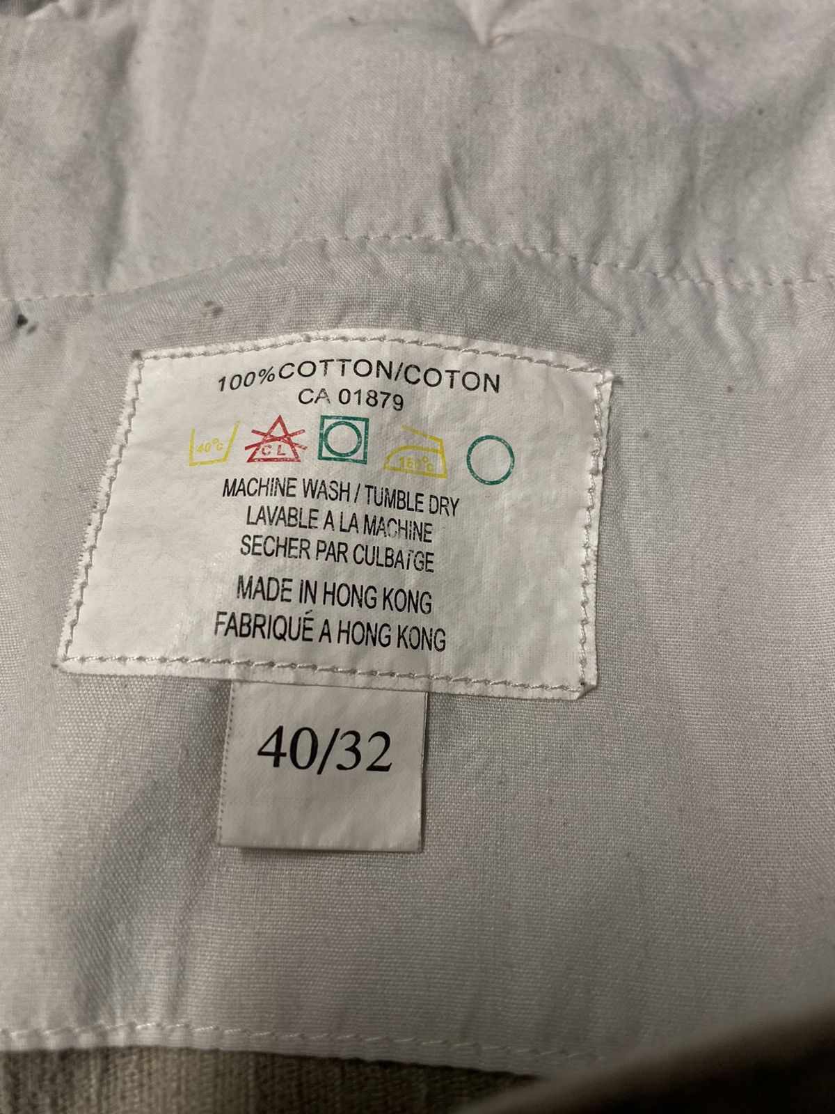 Haggar × Vintage BEIGE CORDUROY PANTS Size US 40 / EU 56 - 6 Thumbnail
