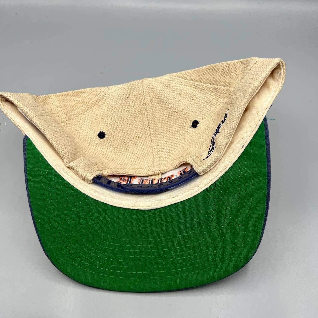 Signatures × Vintage San Diego Padres Hat Men Beige Blue Signatures Snap Back Size ONE SIZE - 6 Thumbnail