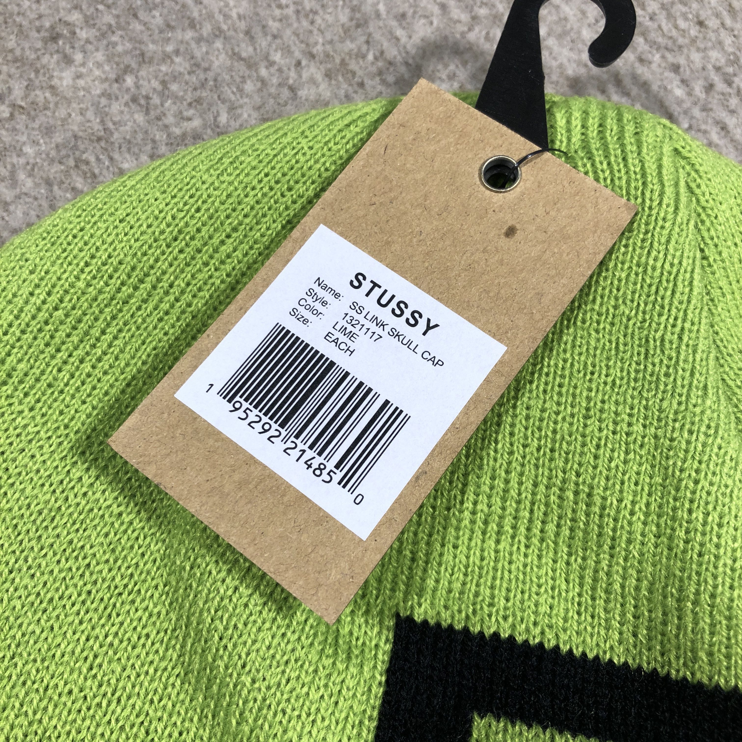 Stussy STUSSY SS SKULLCAP BEANIE HAT • LIME Size ONE SIZE - 3 Thumbnail