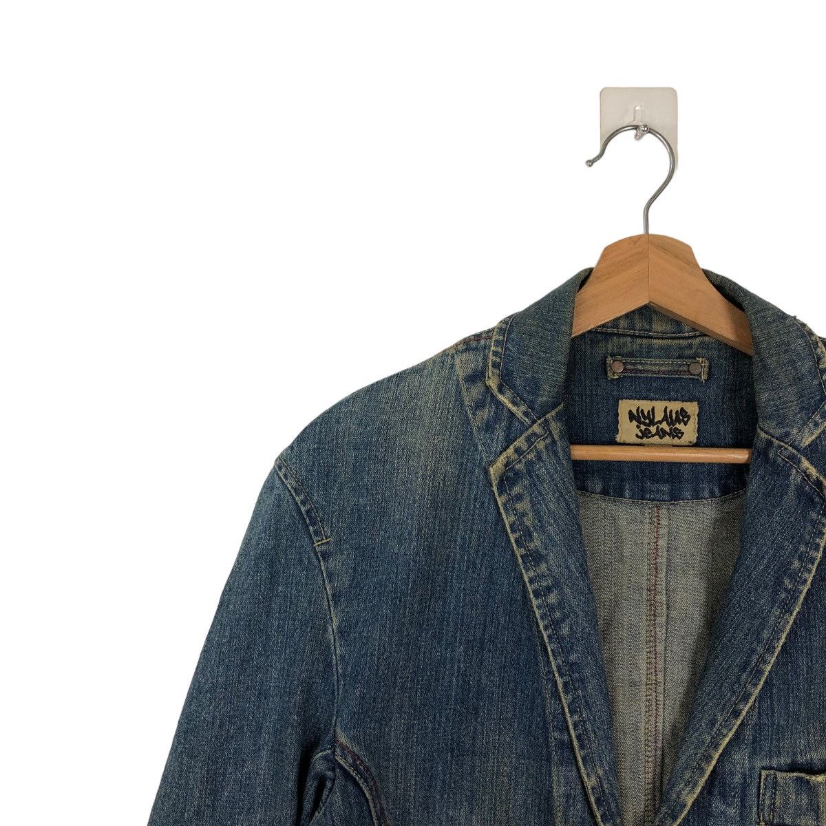 Other 🔥VINTAGE HIKORY CHORE JACKET NYLAUS JEANS WORK JAPAN Size US M / EU 48-50 / 2 - 6 Thumbnail