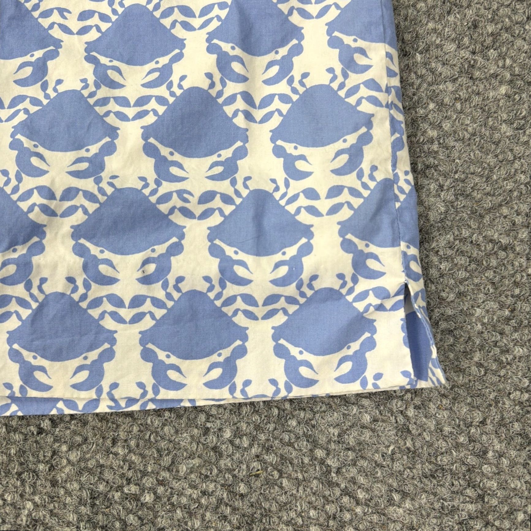 Lilly Pulitzer Lilly Pulitzer Skirt 2 Blue White Crab Print Cotton Lined Summer Golf Womens Size 26" / US 2 / IT 38 - 3 Thumbnail