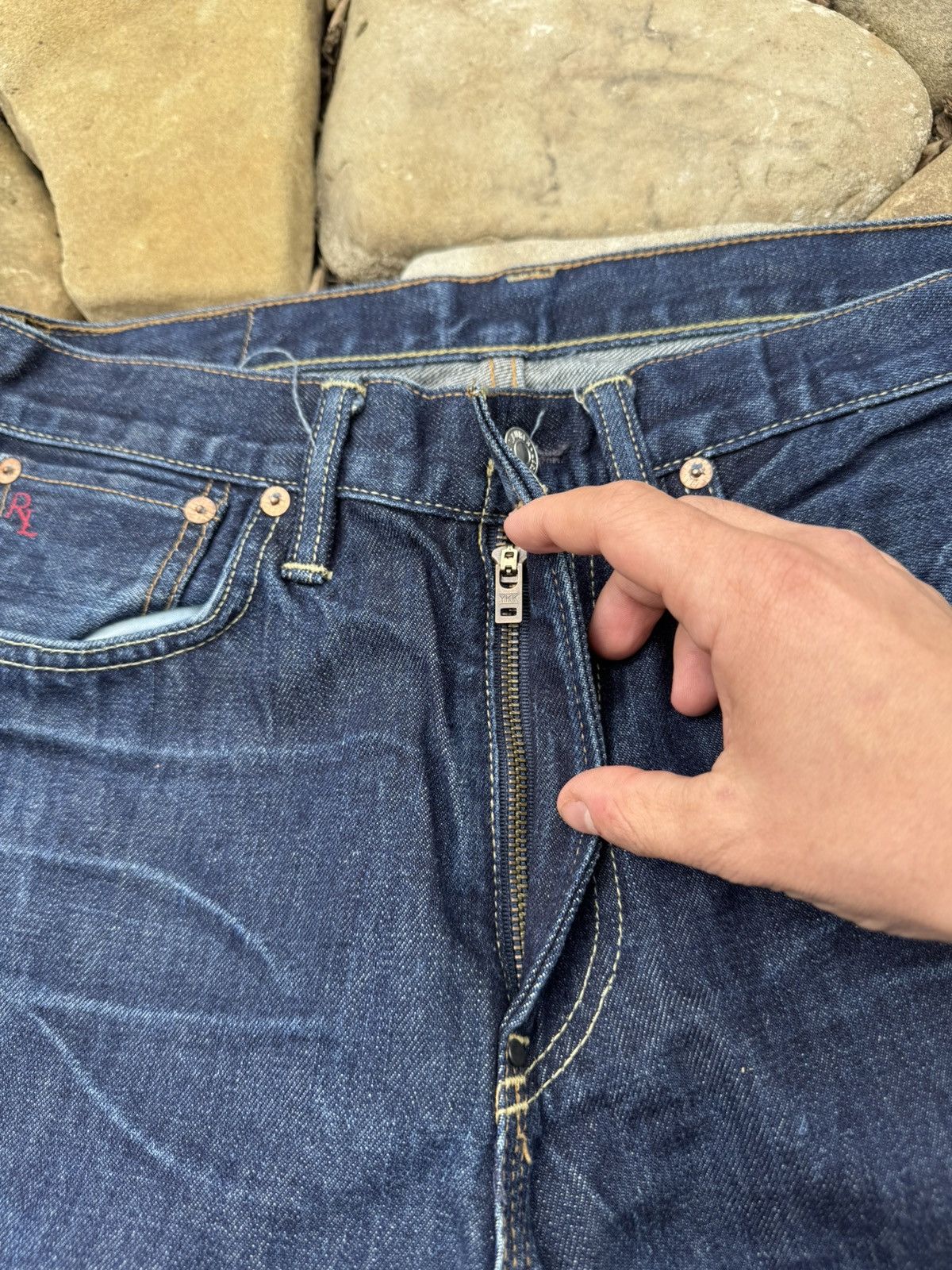 Vintage Vintage Polo Ralph Lauren Indigo Denim Pants Size US 30 / EU 46 - 8 Thumbnail