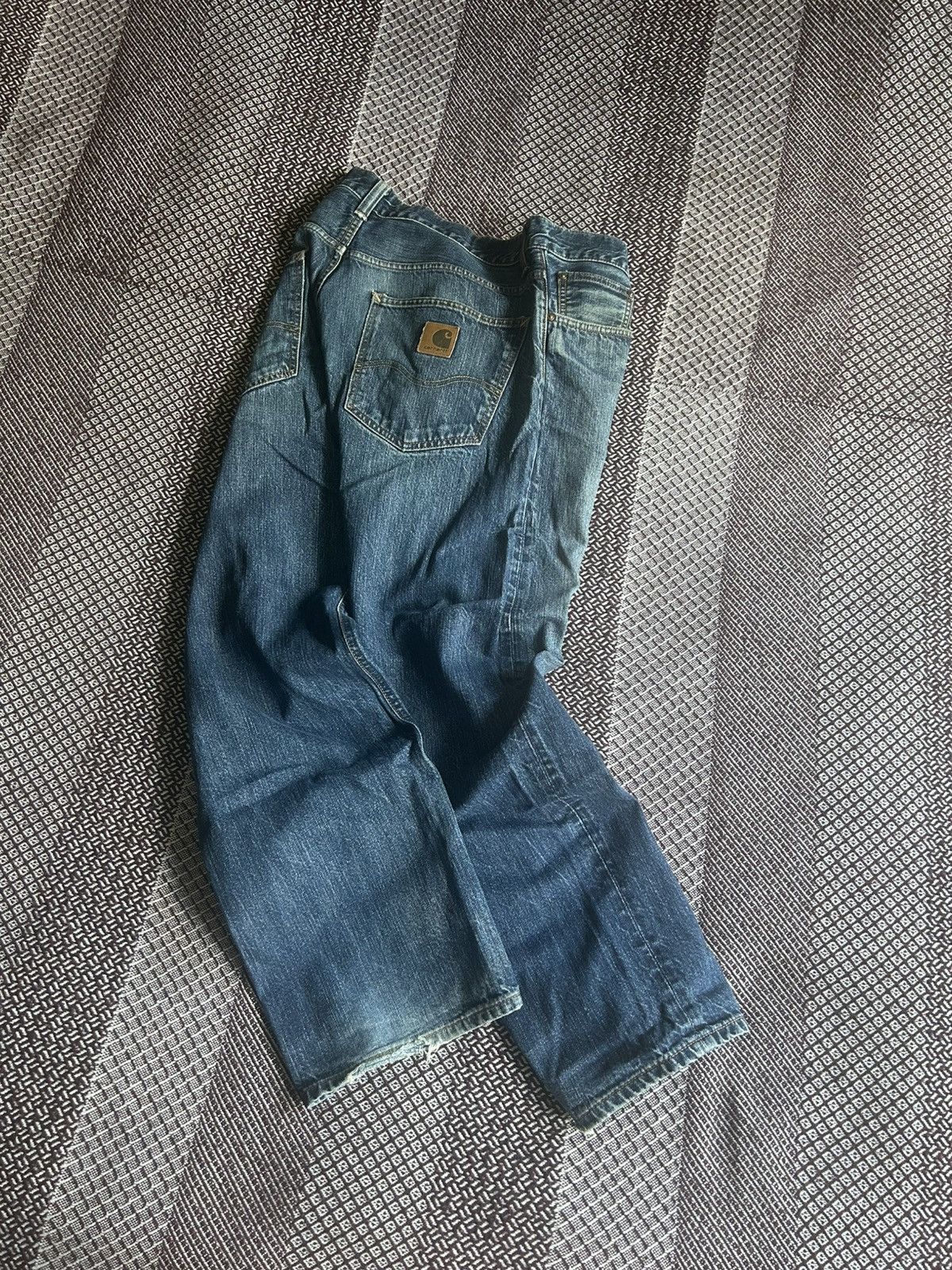 Carhartt Vintage Carhartt Bronco Pant Jeans Distressed Size 34 Baggy Size US 34 / EU 50 - 13 Thumbnail