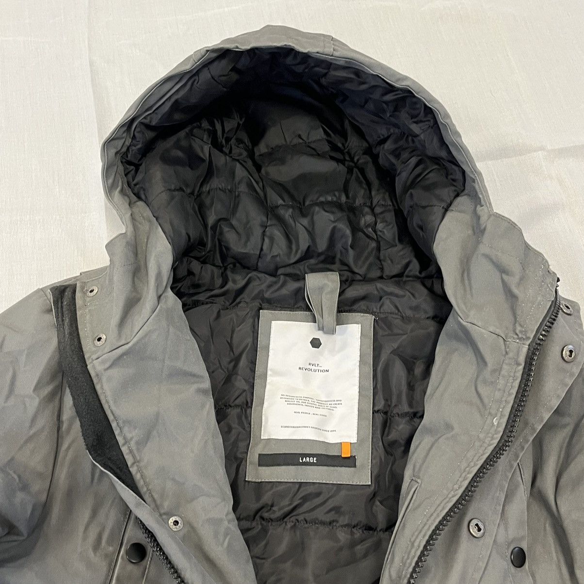 RVLT Grey Rvlt Revolution parka jacket Size US L / EU 52-54 / 3 - 9 Thumbnail