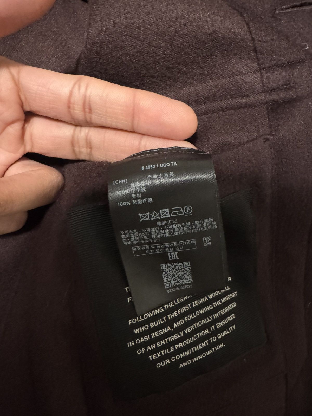 Ermenegildo Zegna Zegna Oasi Cashmere Overshirt Burgundy Size US S / EU 44-46 / 1 - 7 Thumbnail