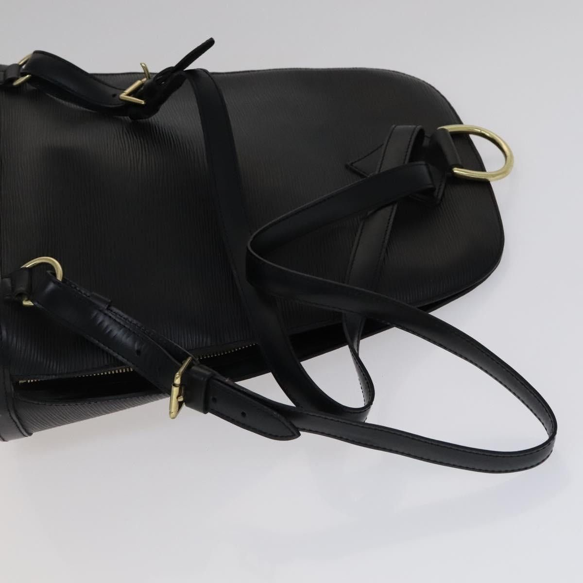 LOUIS VUITTON Epi Coblanc Shoulder Bag Black M52292