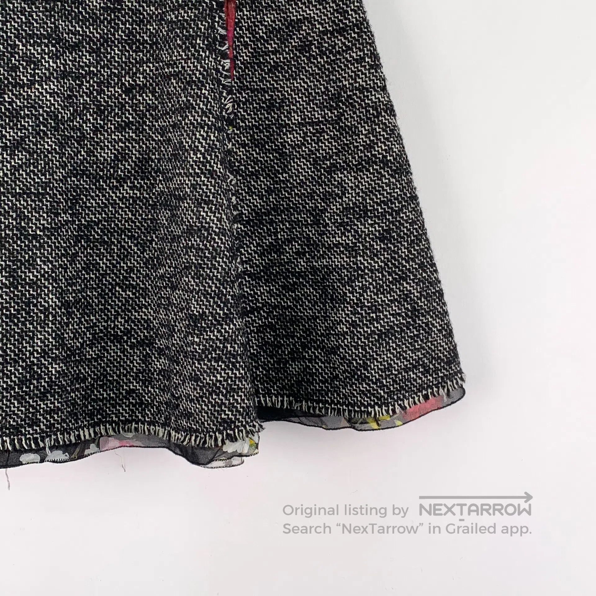Dolce & Gabbana Dolce Gabbana Black casual woolen half skirt short skirt| Size 37" - 4 Thumbnail