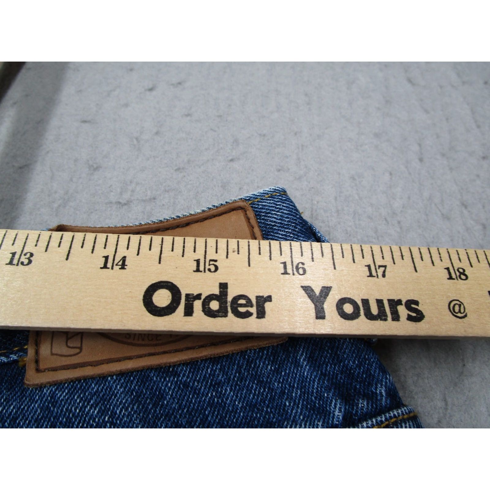 Vintage Cabela's Jeans Mens 36 Blue Straight Denim Workwear Brush Guard 5-Pocket Design Cotton Nylon Jeans Mens 36x32 Blue Vintage No Size US 36 / EU 52 - 6 Thumbnail