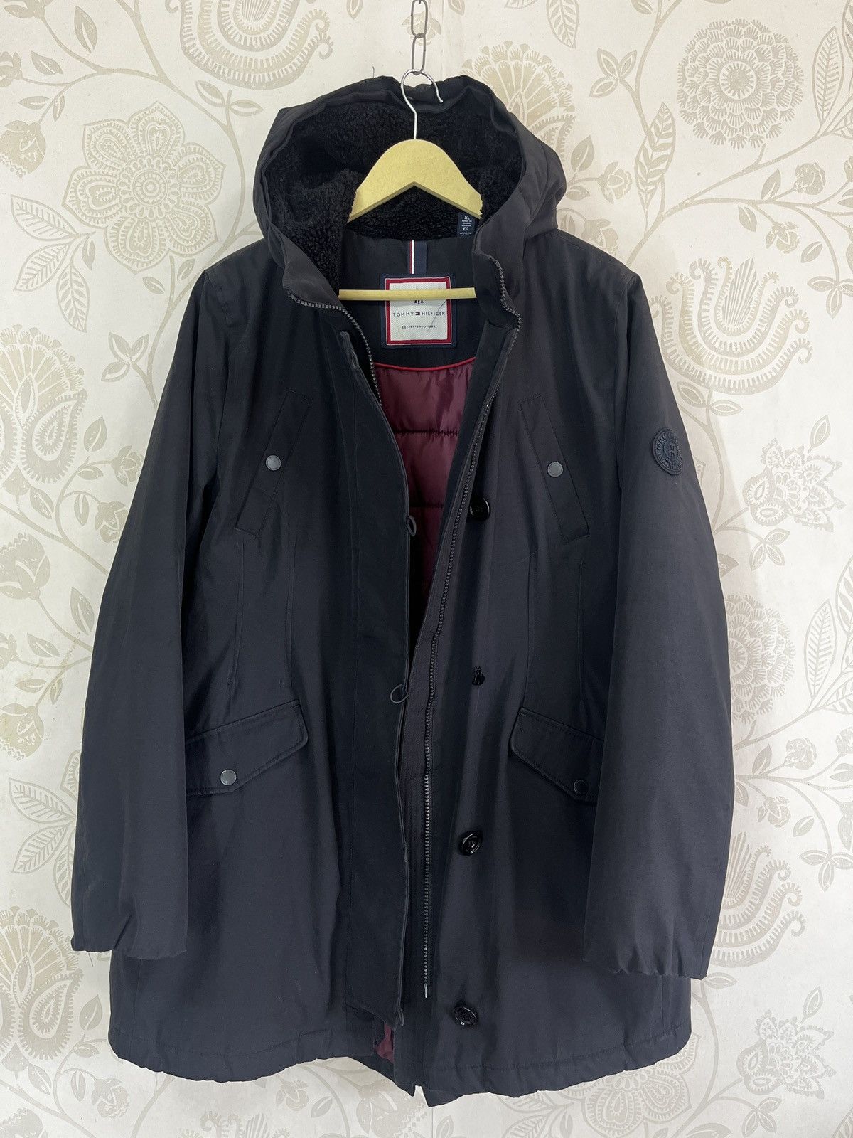 Tommy Hilfiger Tommy Hilfiger Long Puffer Jacket Parka Size US XL / EU 56 / 4 - 4 Thumbnail