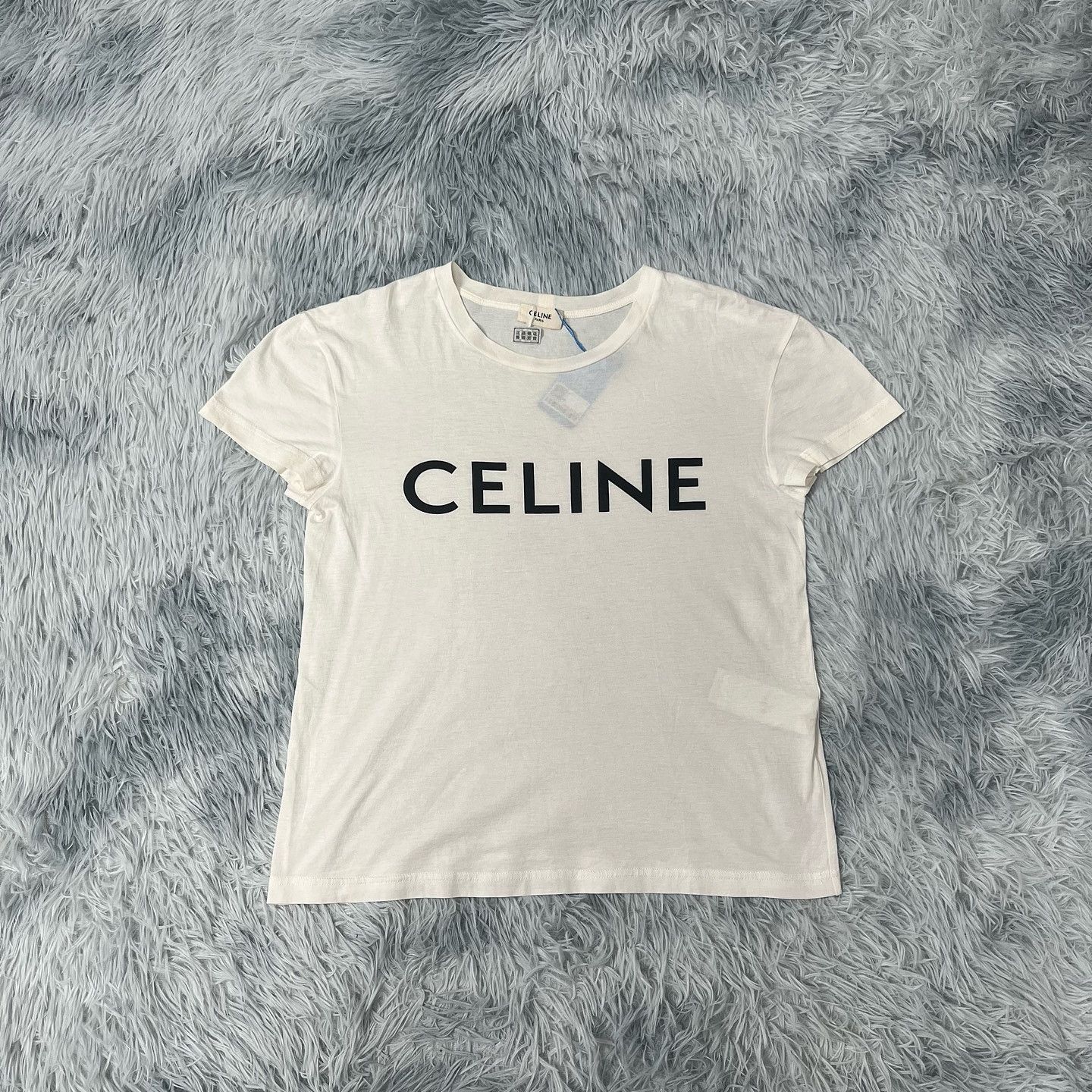 Celine Celine Logo Print T-Shirt White Size S Size S / US 4 / IT 40 - 1 Thumbnail