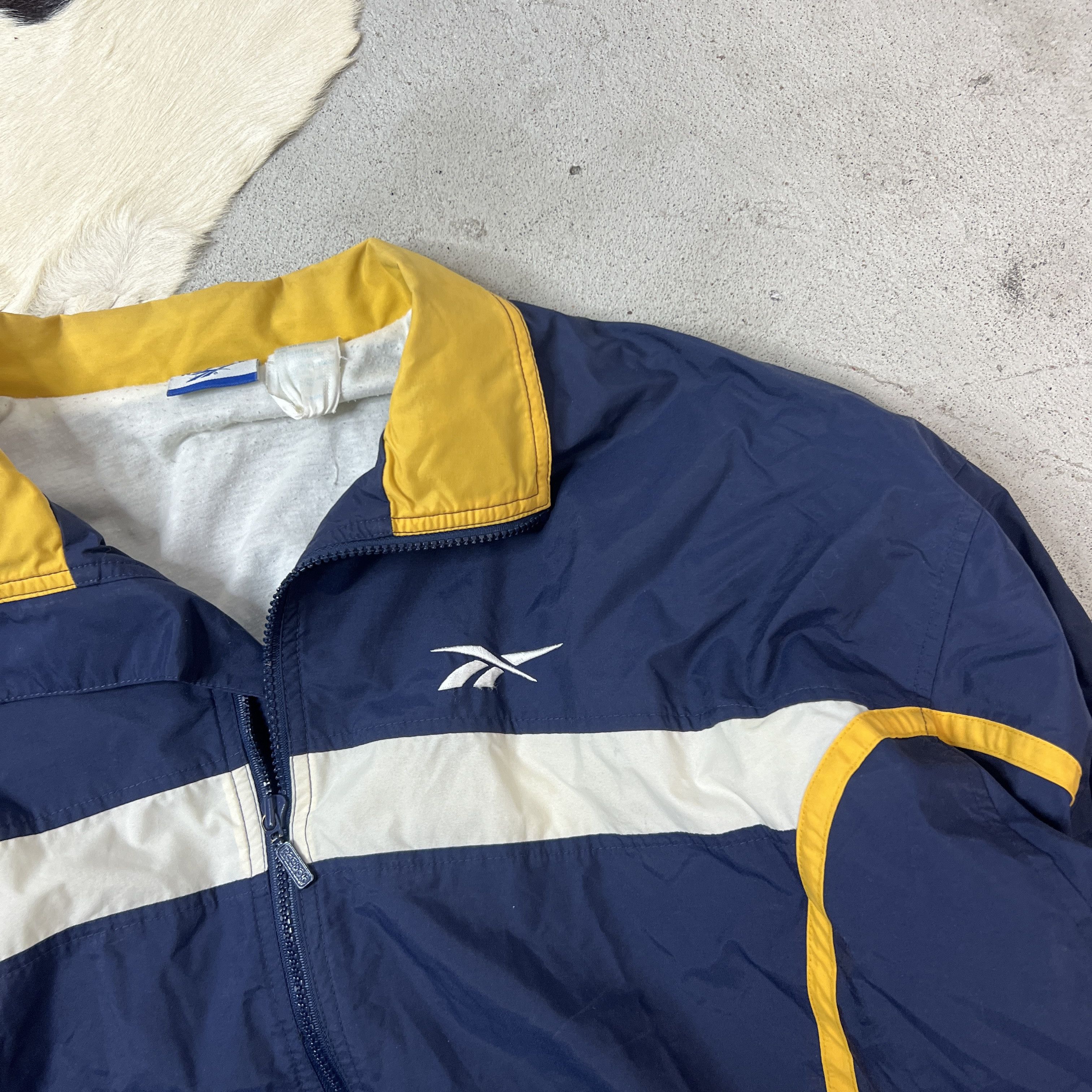 Reebok × Vintage Vintage Windbreaker Jacket Reebok 90s Size US L / EU 52-54 / 3 - 2 Thumbnail