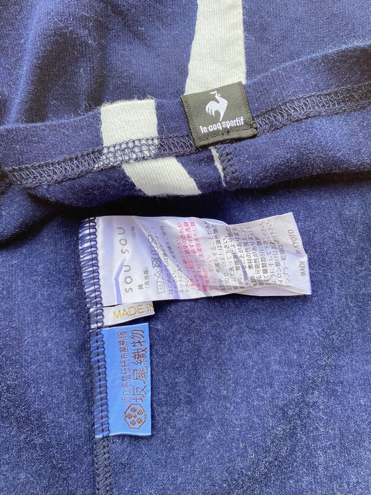 SOU SOU SOU・SOU dark blue geometric print tee Size L / US 10 / IT 46 - 7 Thumbnail