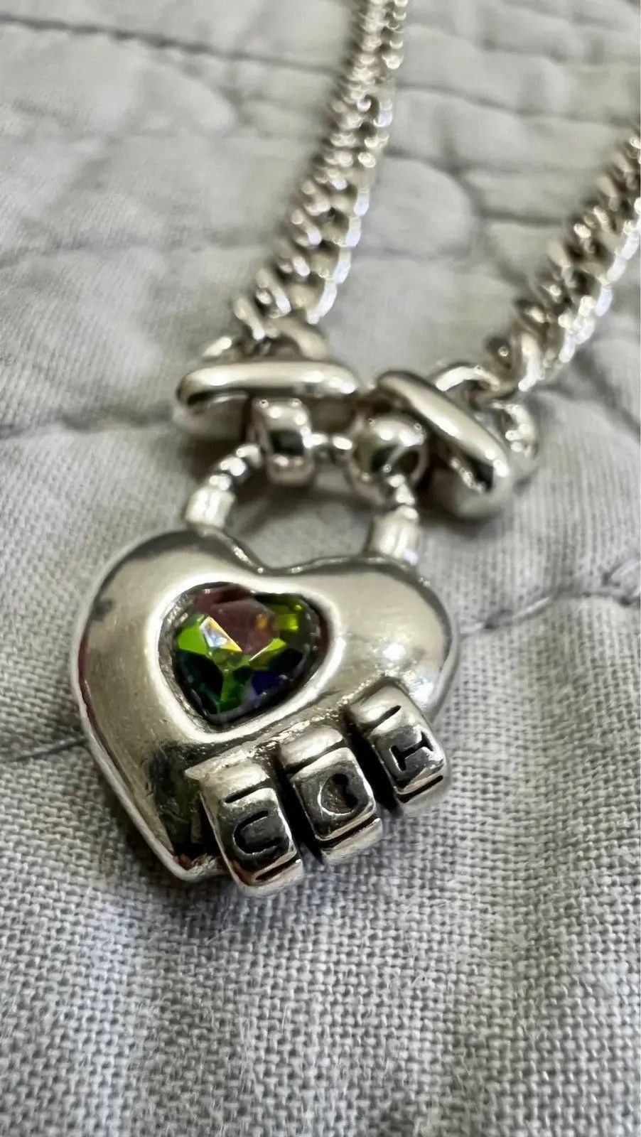 Japanese Brand × Vintage Love Pendant Y2k Punk Gothic Necklaces Model S Size ONE SIZE - 5 Thumbnail