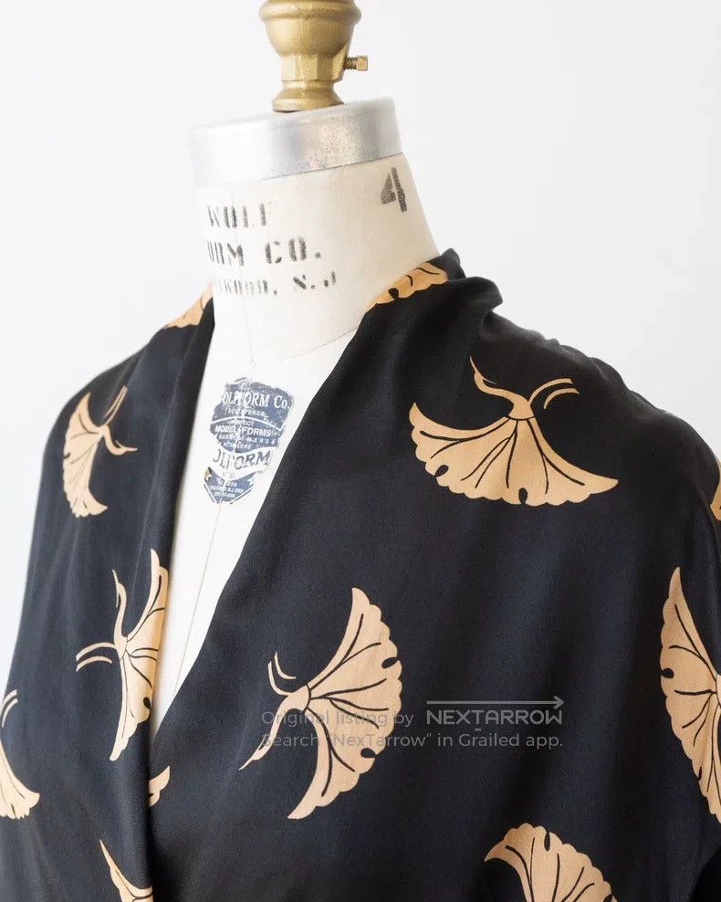 Dries Van Noten Dries Van Noten size:36 Silk Ginkgo Print Sleeveless Dress Size S / US 4 / IT 40 - 5 Thumbnail