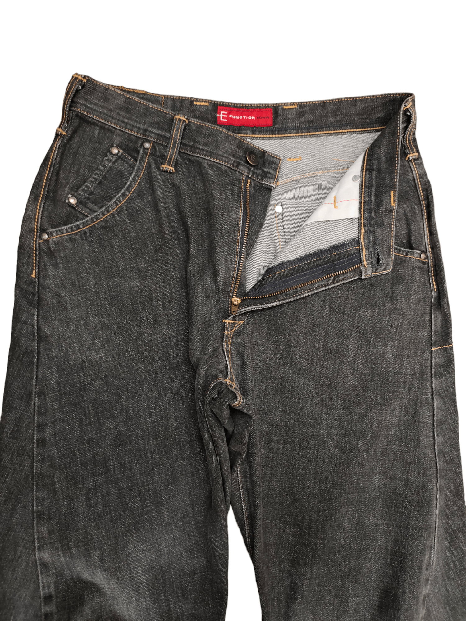 Kapital Vintage 2000 Edwin E Function Spiral Cut Denim Jeans Size US 31 - 9 Thumbnail