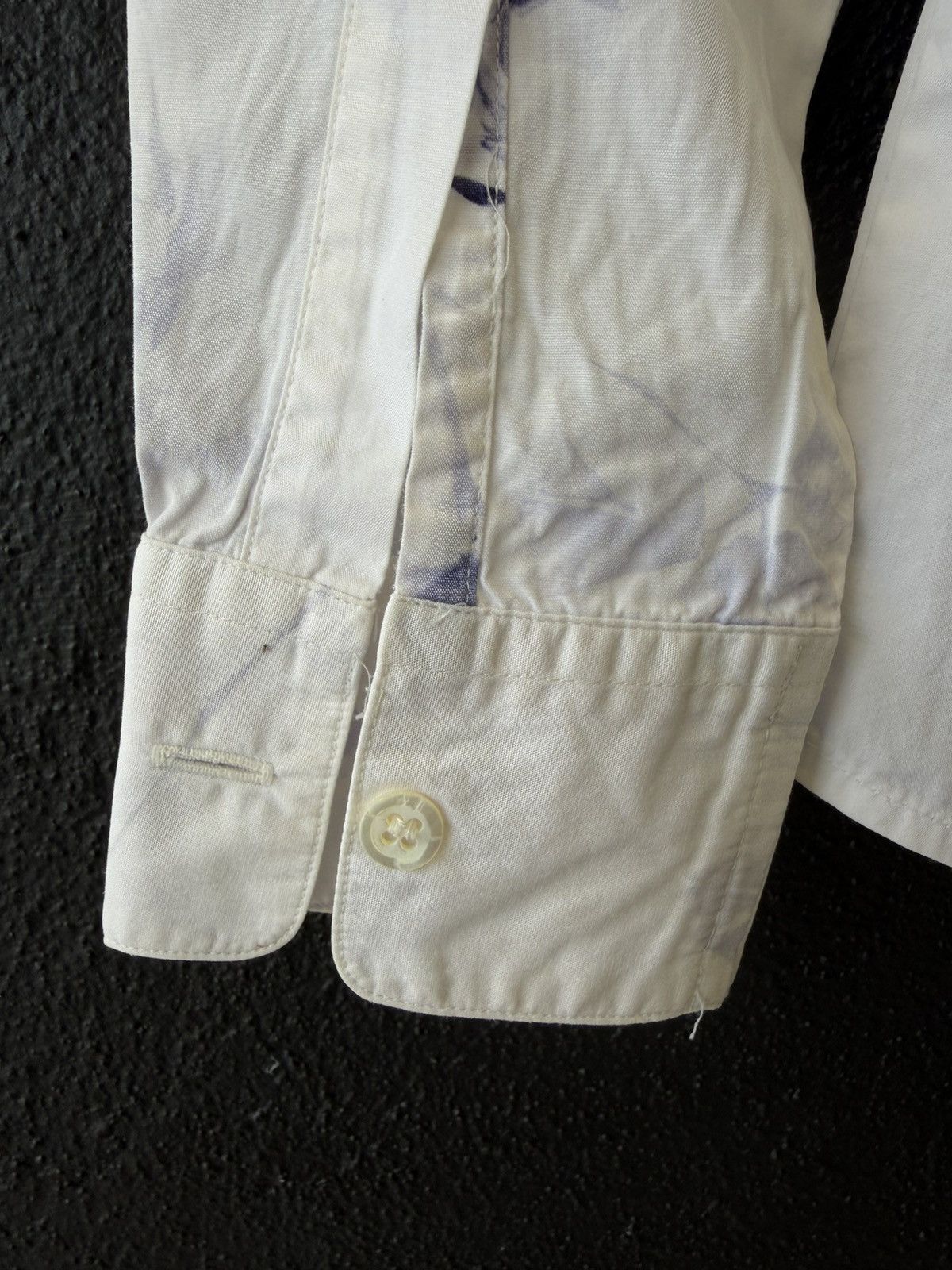 agnes b. RARE Vintage agnès b. HOMME Paris Purple Rose Print Size US S / EU 44-46 / 1 - 9 Thumbnail