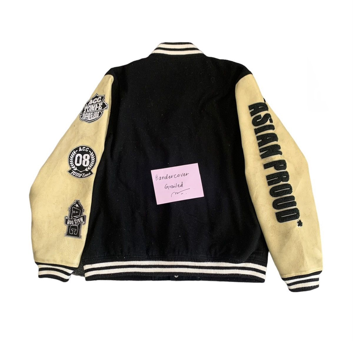 Japanese Brand Vtg ACC Asian Can Controlerz Varsity Jacket Size US L / EU 52-54 / 3 - 2 Thumbnail