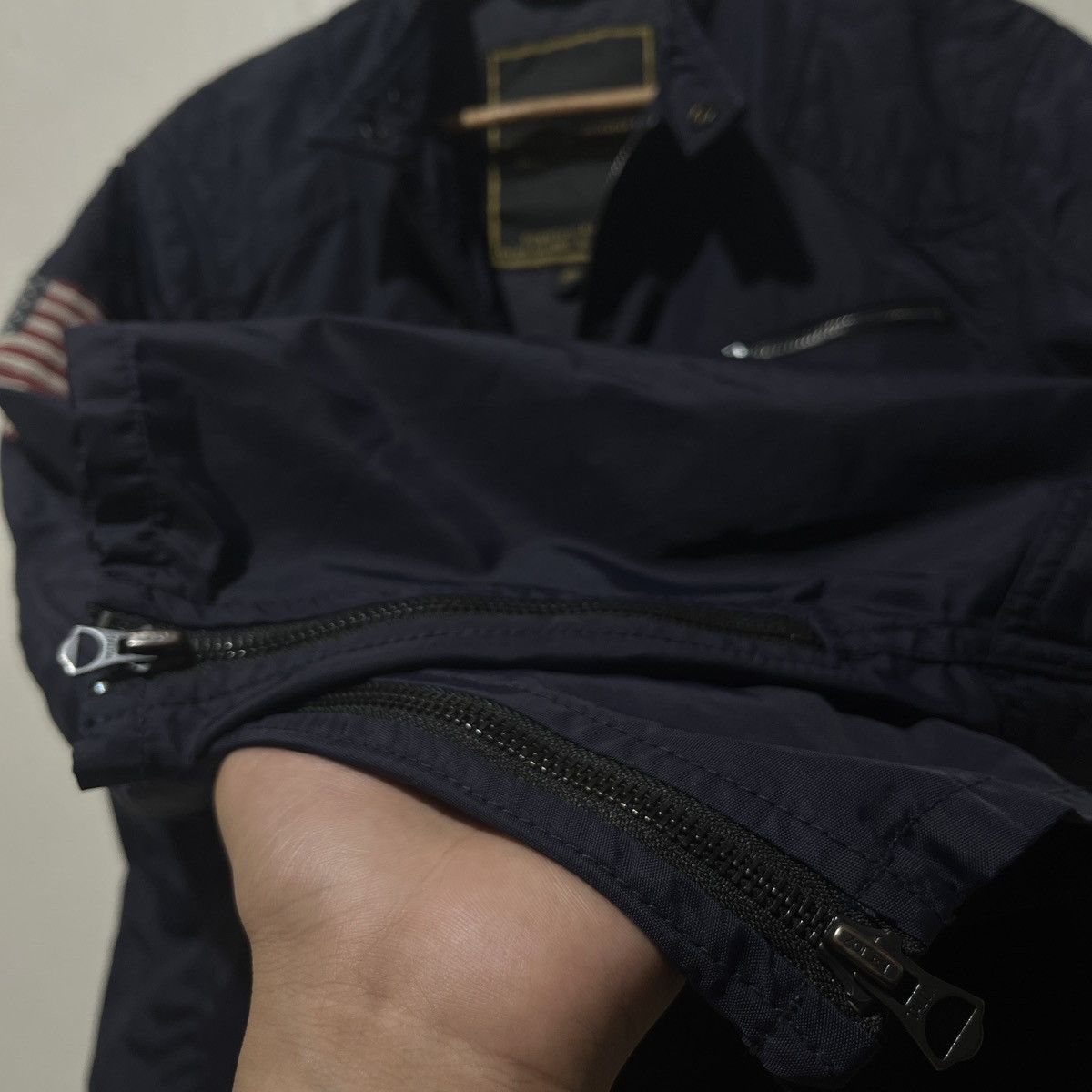 Denim & Supply Ralph Lauren Ralph Lauren Midnight Blue Nylon Bomber Jacket Size US M / EU 48-50 / 2 - 6 Thumbnail