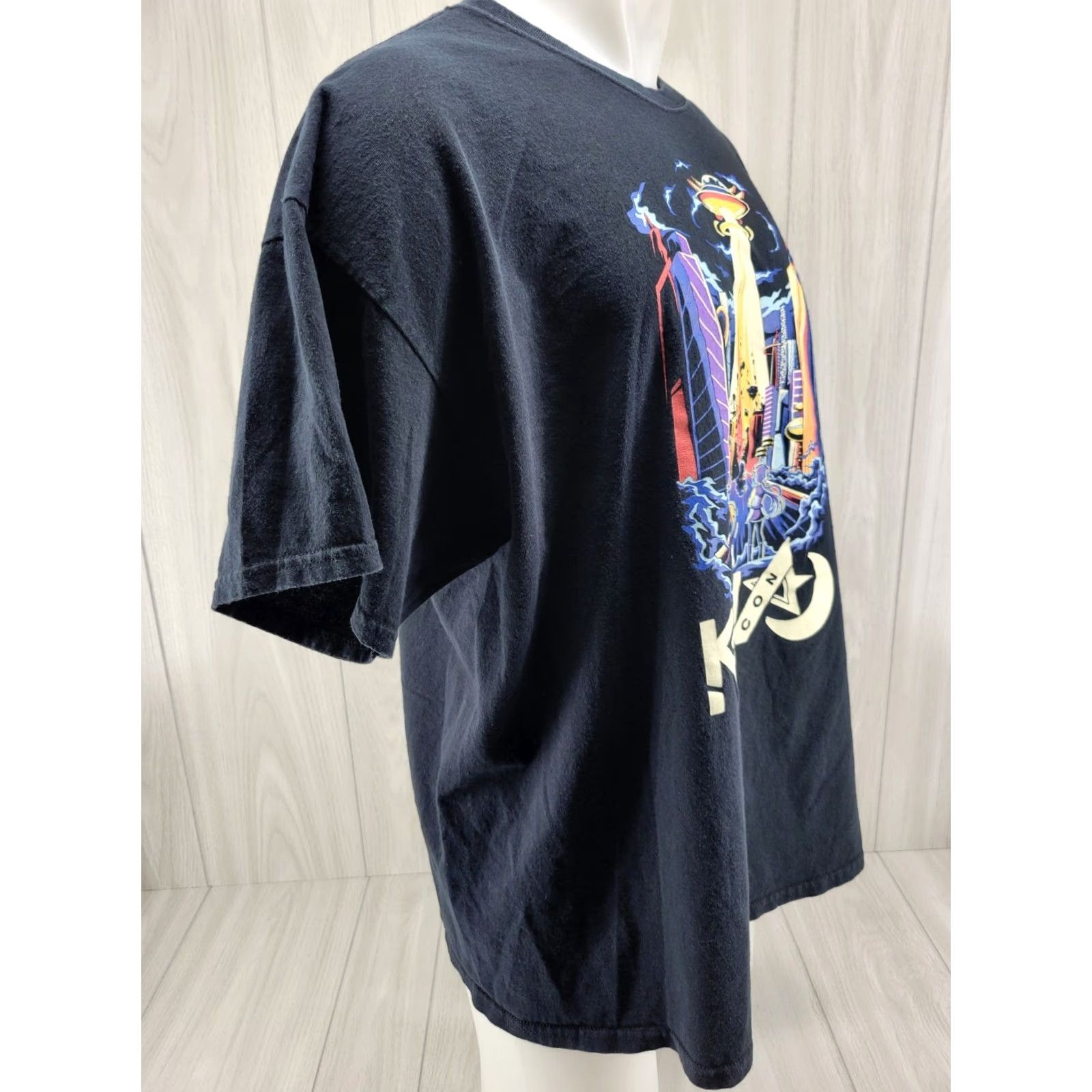 Gildan VINTAGE Kami Con Birmingham Alabama Anime Graphic T-Shirt Sz 2XL Size US XXL / EU 58 / 5 - 5 Thumbnail