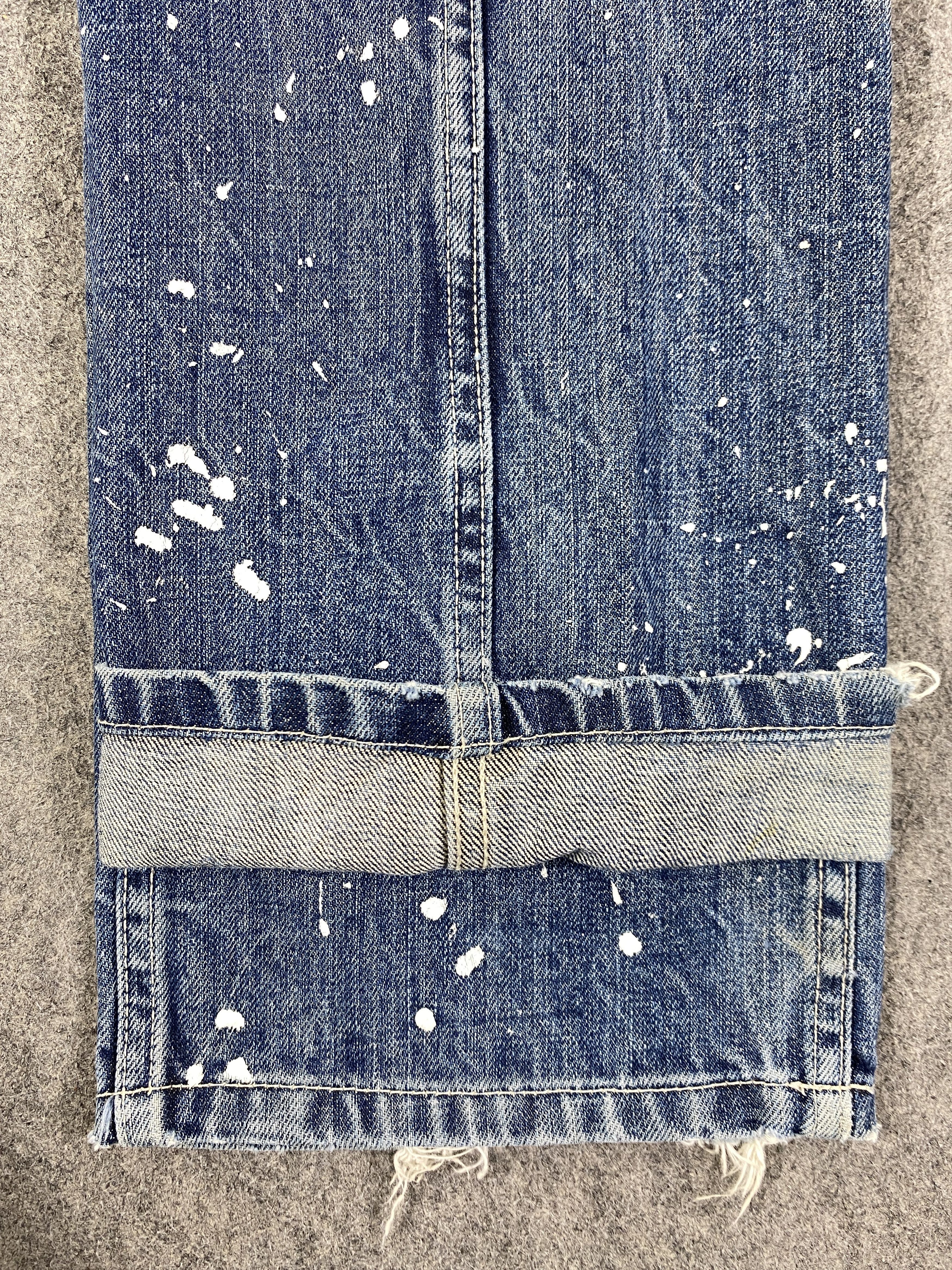 Hysteric Glamour Vintage Alternative Painter Jeans 33x28.5 Denim - JN3261 Size US 33 - 11 Thumbnail