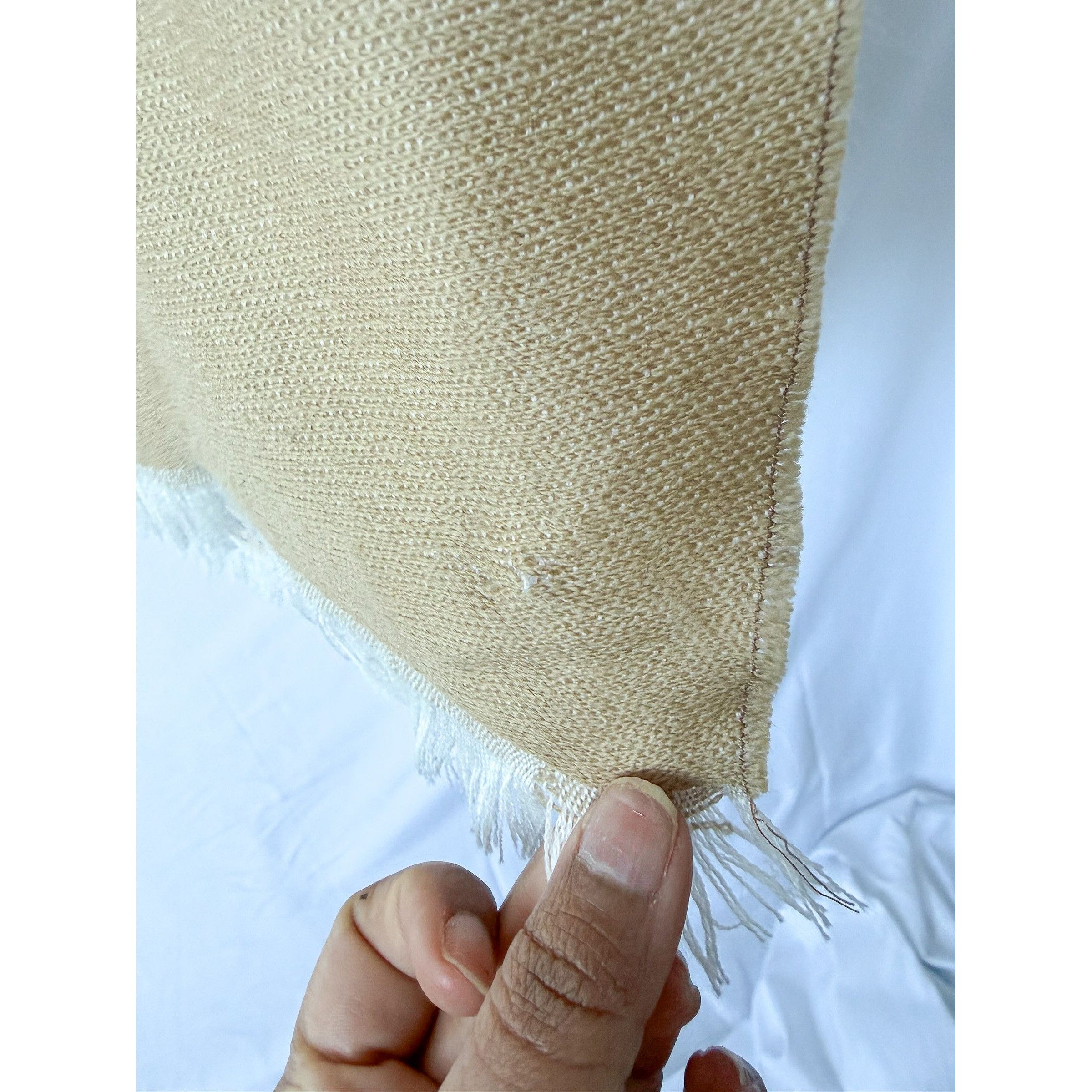 Alexander McQueen Alexander Mcqueen Beige Wool Scull Scarf Size ONE SIZE - 6 Thumbnail