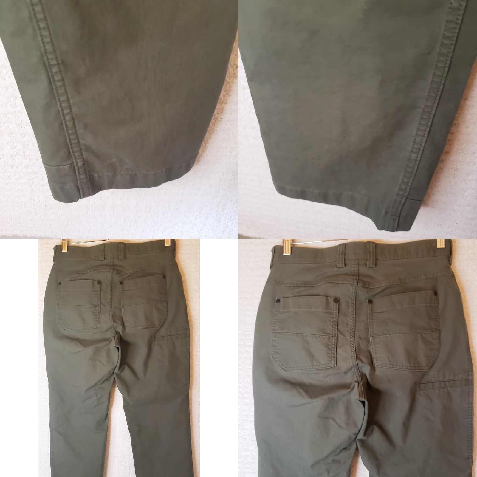 Olive Alaskan HardGear by Duluth Trading Co. Women's Hiking Work Pants Sz 8 REG Olive Vintage Olive Straight Pant Womens Size 30" / US 8 / IT 44 - 8 Thumbnail