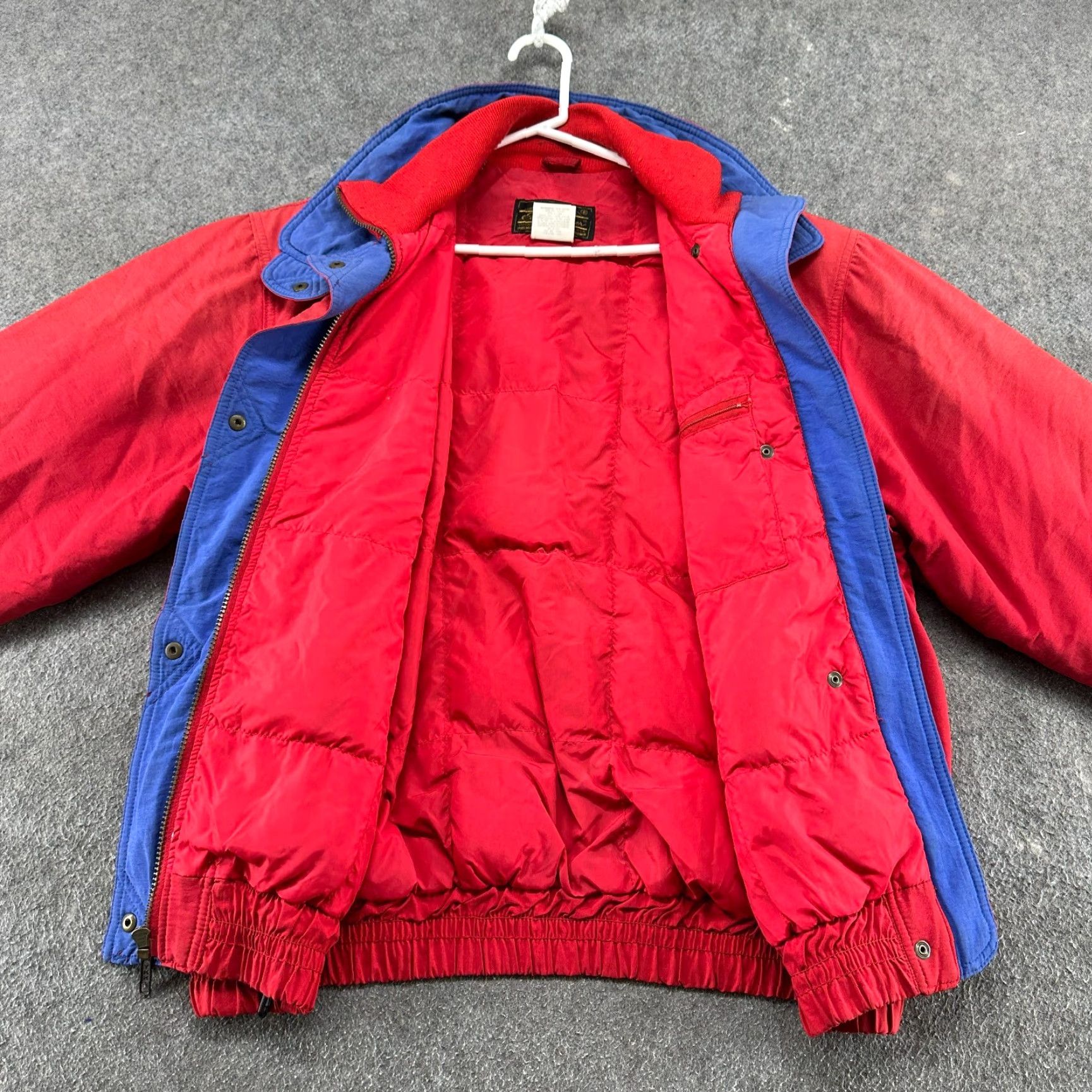 Eddie Bauer VINTAGE Eddie Bauer Coat Parka Women XL Red Down Full Zip 90s USA Goose Down Quilted Nylon Size XL / US 12-14 / IT 48-50 - 2 Thumbnail