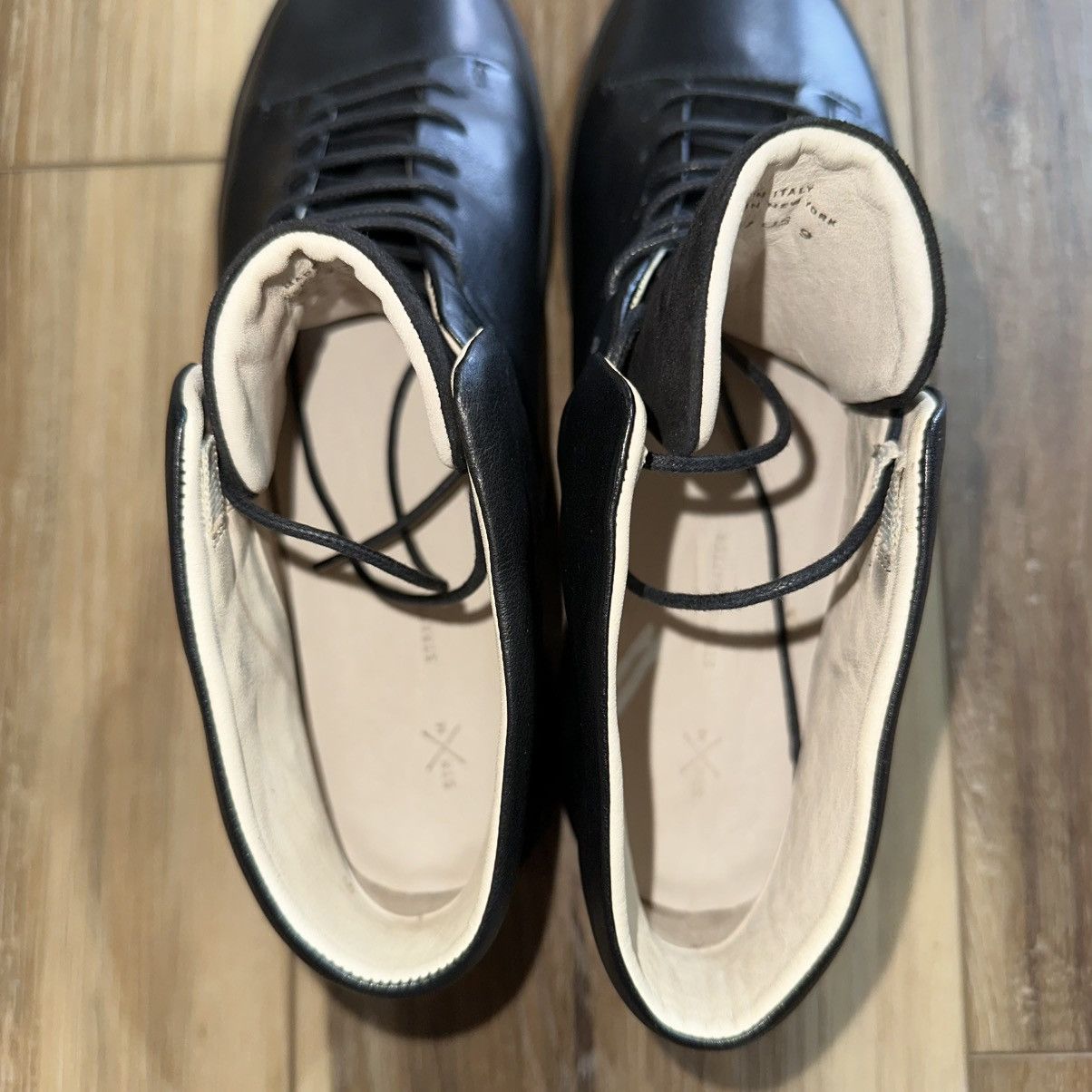 STRANGE MATTER Strange Matter Clean Mid 1201 Classic Leather Sneaker Shoes Size US 9 / IT 39 - 5 Thumbnail