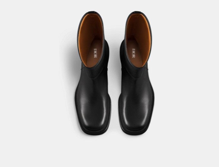Dior o1w1db11224 Smooth Calfskin Carlo Boots in Black Size US 9 / EU 42 - 3 Thumbnail