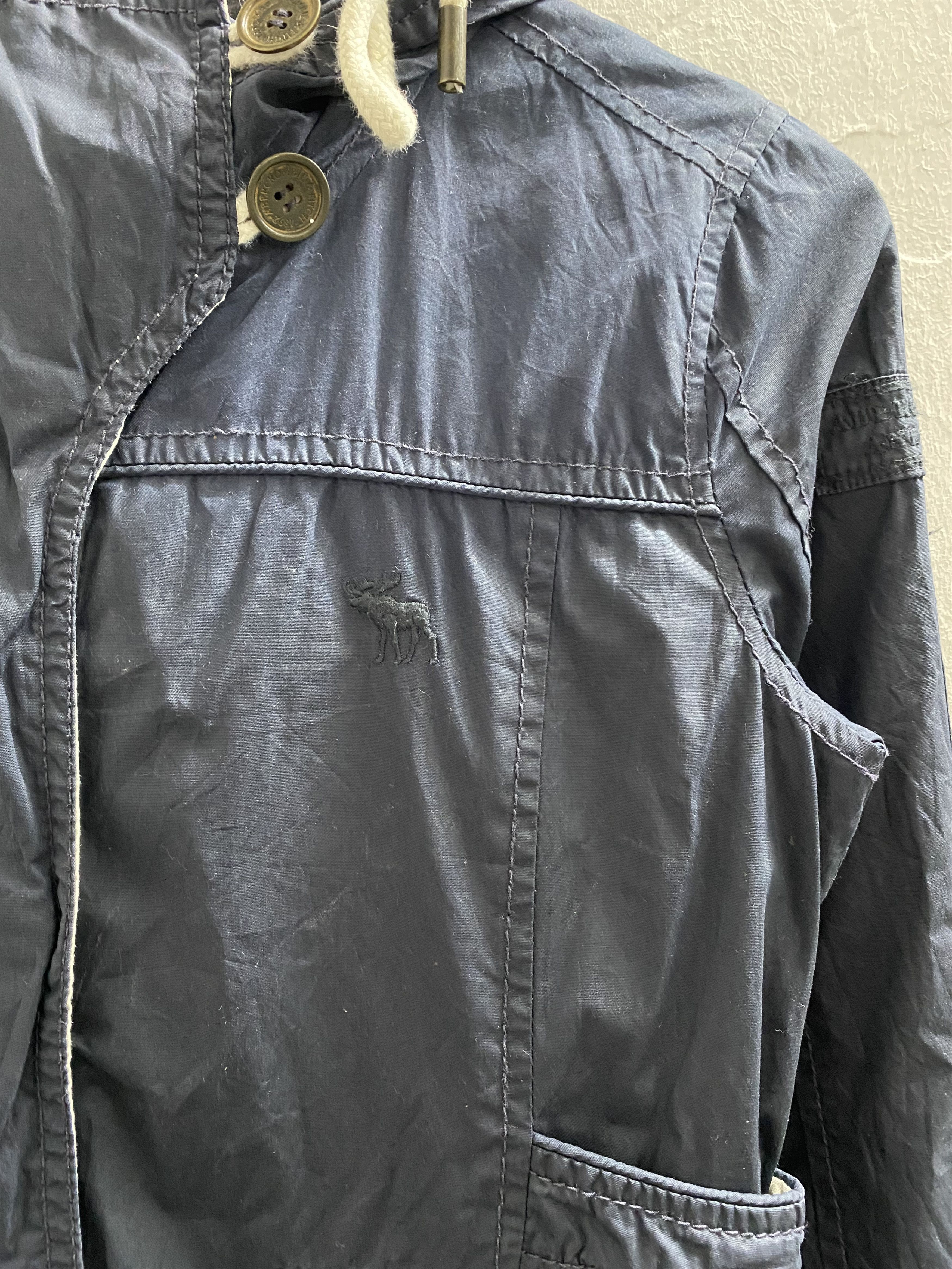 Abercrombie & Fitch Abercrombie&Fitch Military Gorpcore Utility Jacket Navy Blue Size S / US 4 / IT 40 - 5 Thumbnail