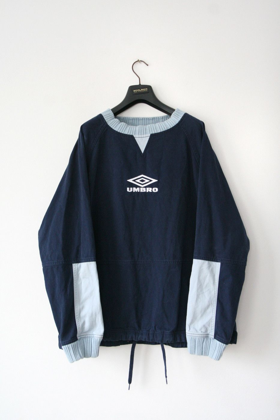 Umbro Umbro Drill Top Blue Vintage Maine Road Liam Gallagher Oasis | Grailed