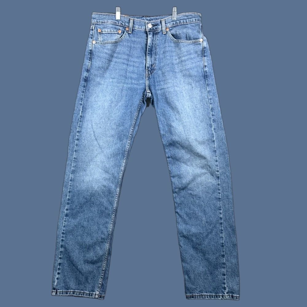Levi's Levi's Jeans 505 Blue Mens 32x32 Straight 5-Pocket Denim Size US 32 / EU 48 - 1 Thumbnail