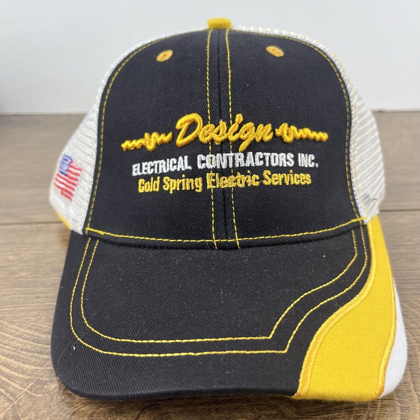 Other Design Electrical Contractors Hat Black Cap Hat Adjustable H Size ONE SIZE - 3 Thumbnail