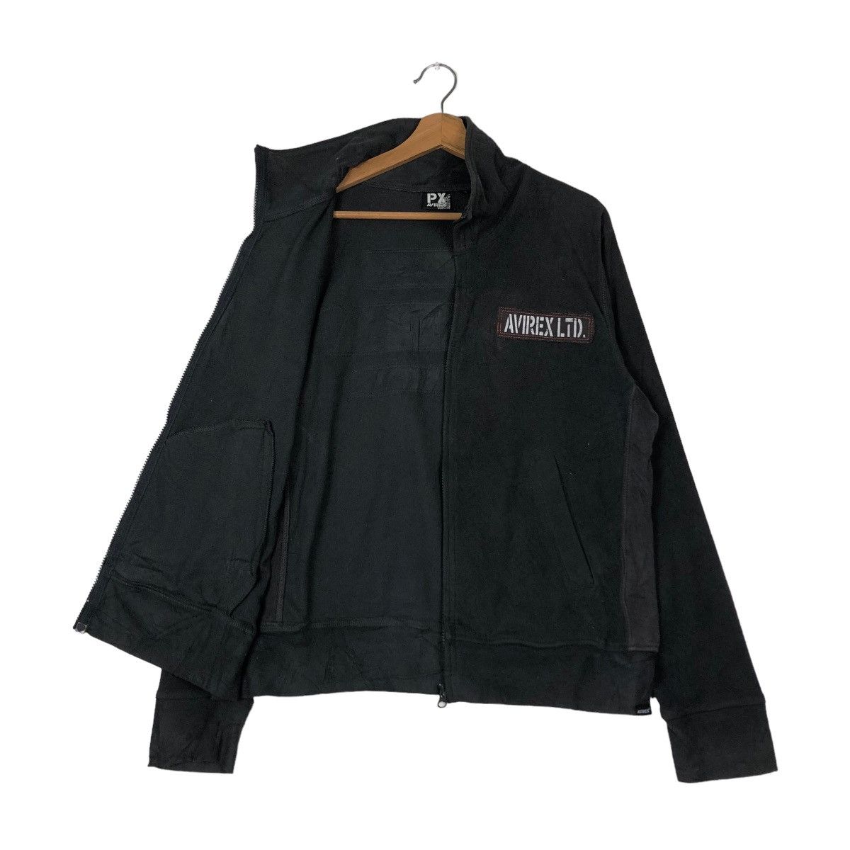 Avirex 📌VINTAGE BIKER JACKET AVIREX USA BIG LOGO MILITARY Size US L / EU 52-54 / 3 - 10 Thumbnail