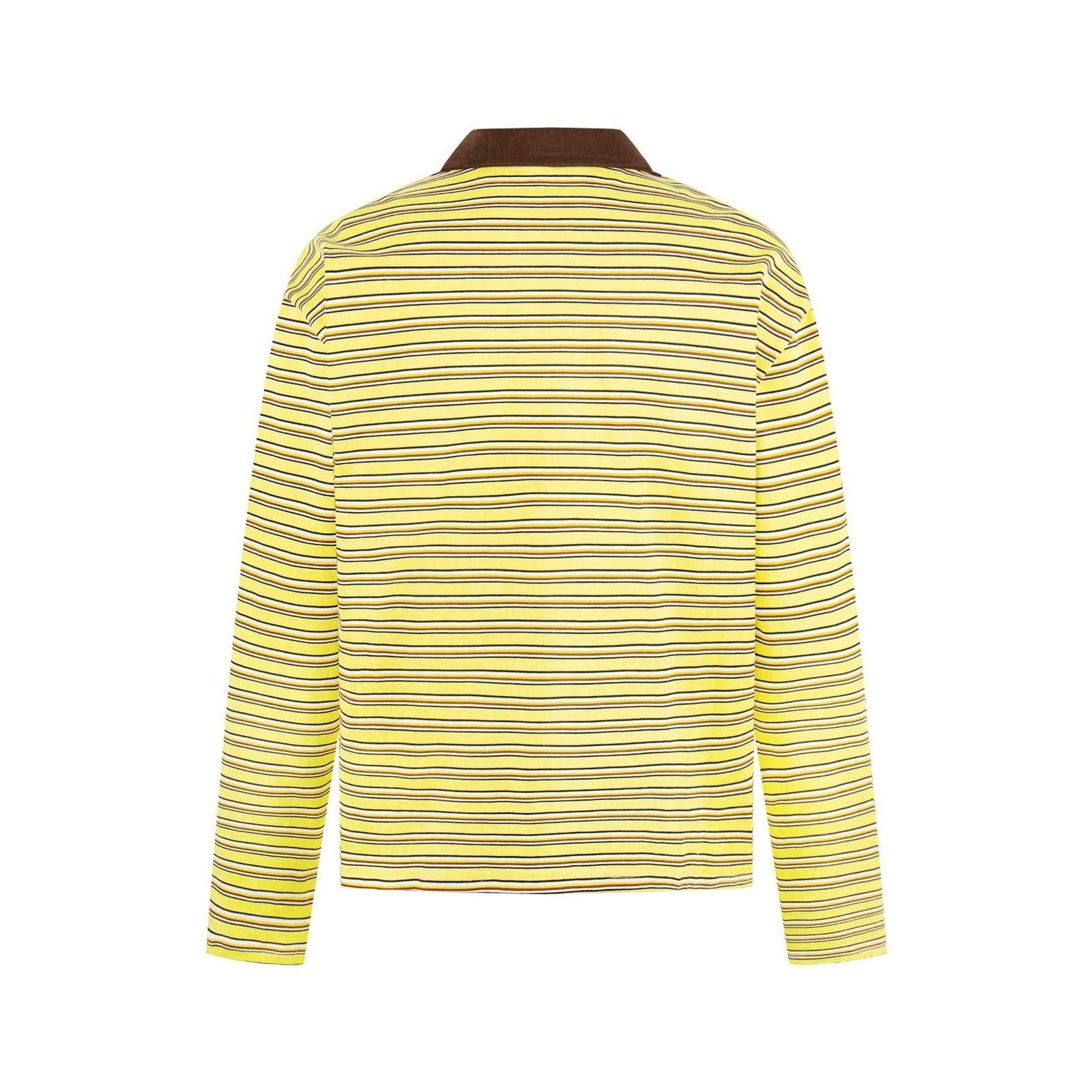 Other 'Make Enoch' Yellow Stripe Long-Sleeve Polo Size US L / EU 52-54 / 3 - 3 Thumbnail
