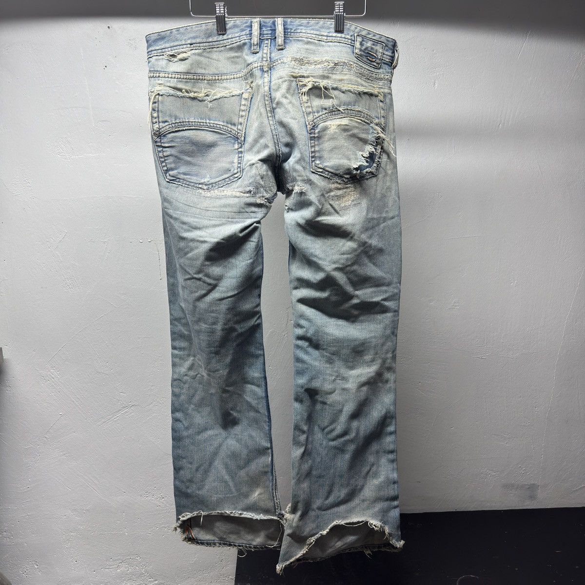 Diesel Diesel Thrashed Faded Distressed Repaired Jeans ERD Grunge Size US 34 / EU 50 - 2 Thumbnail