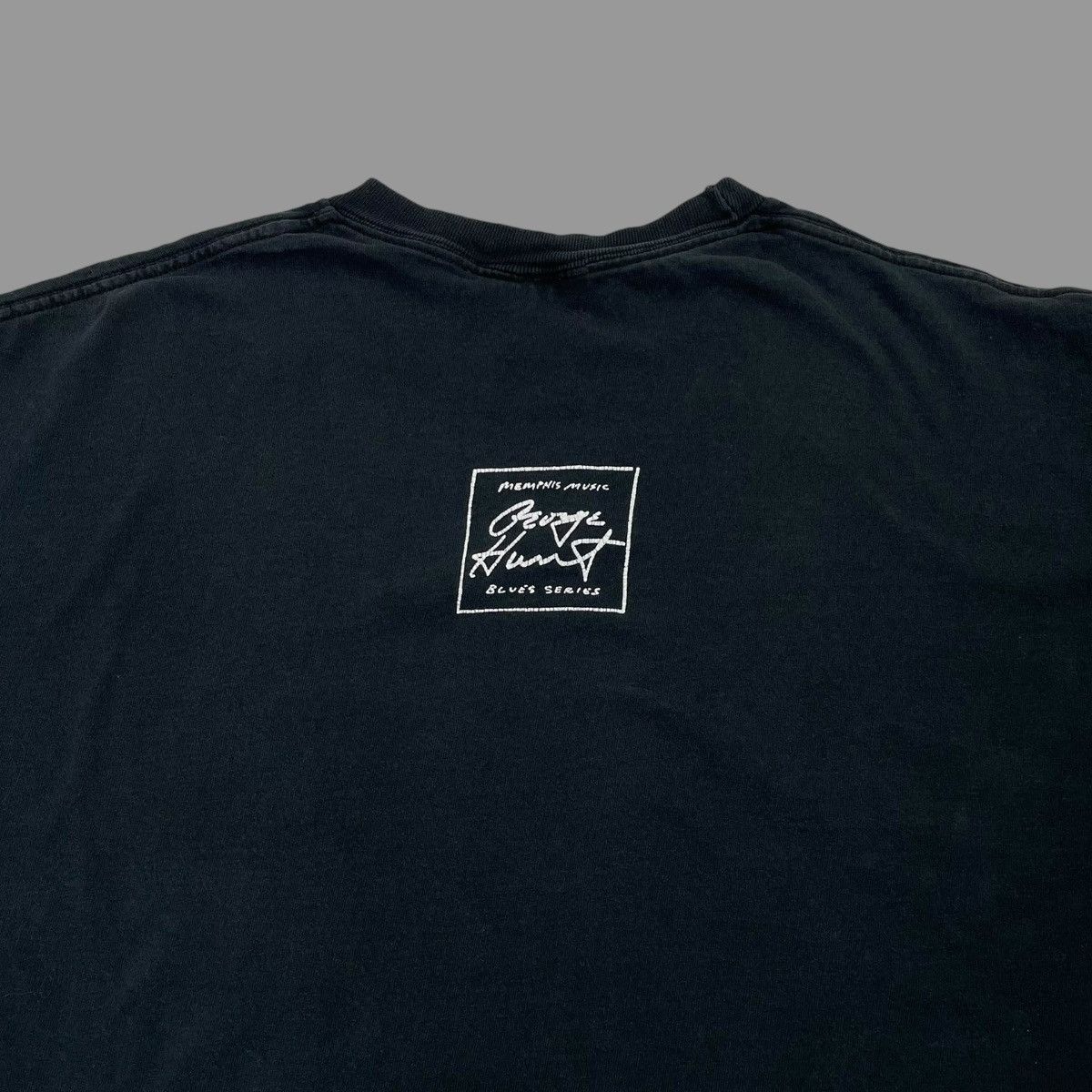 Vintage Vintage 90s blues t shirt Size US XL / EU 56 / 4 - 4 Thumbnail
